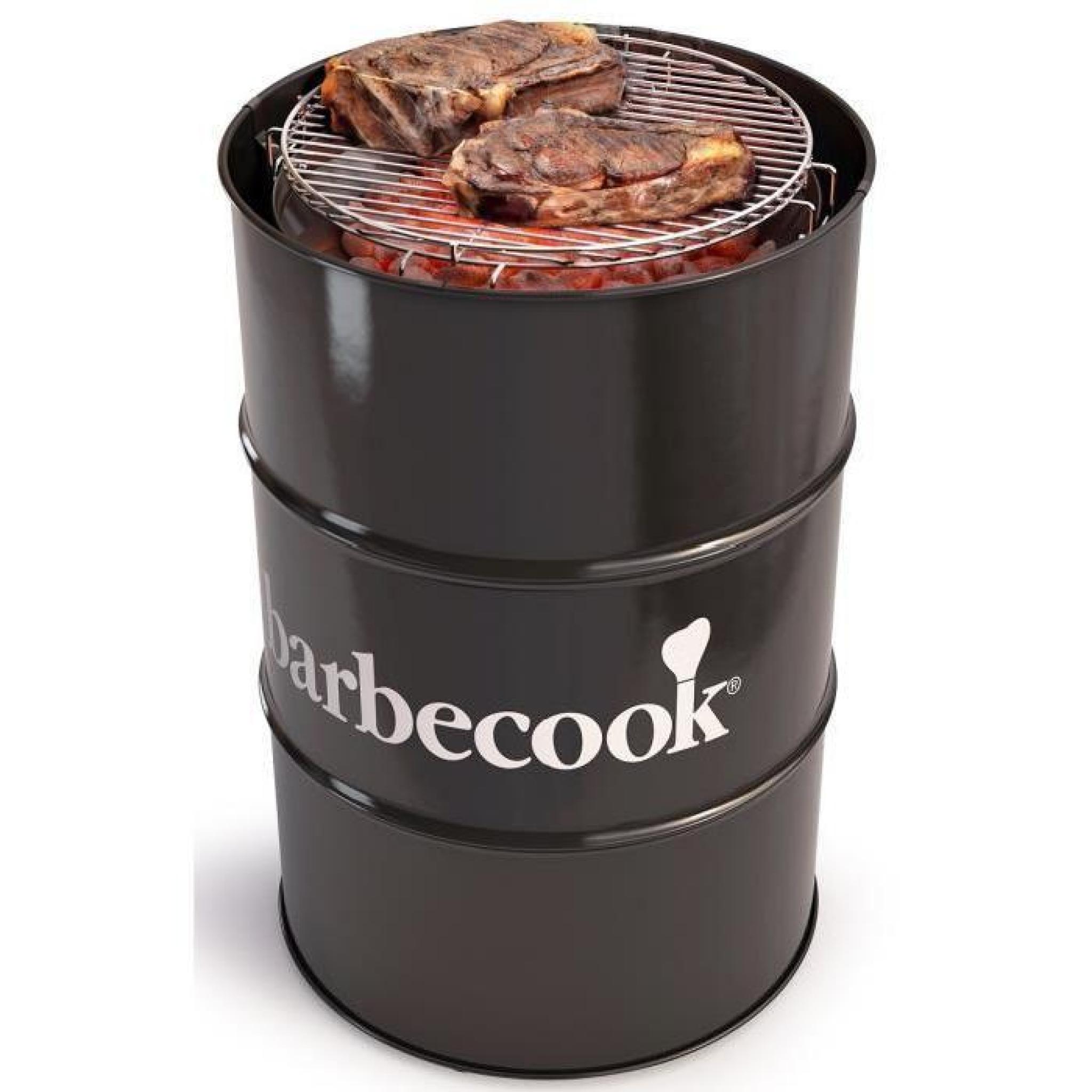BARBECOOK Barbecue à charbon de bois Edson - Acier - Ø 47,5 cm - Rouge pas cher