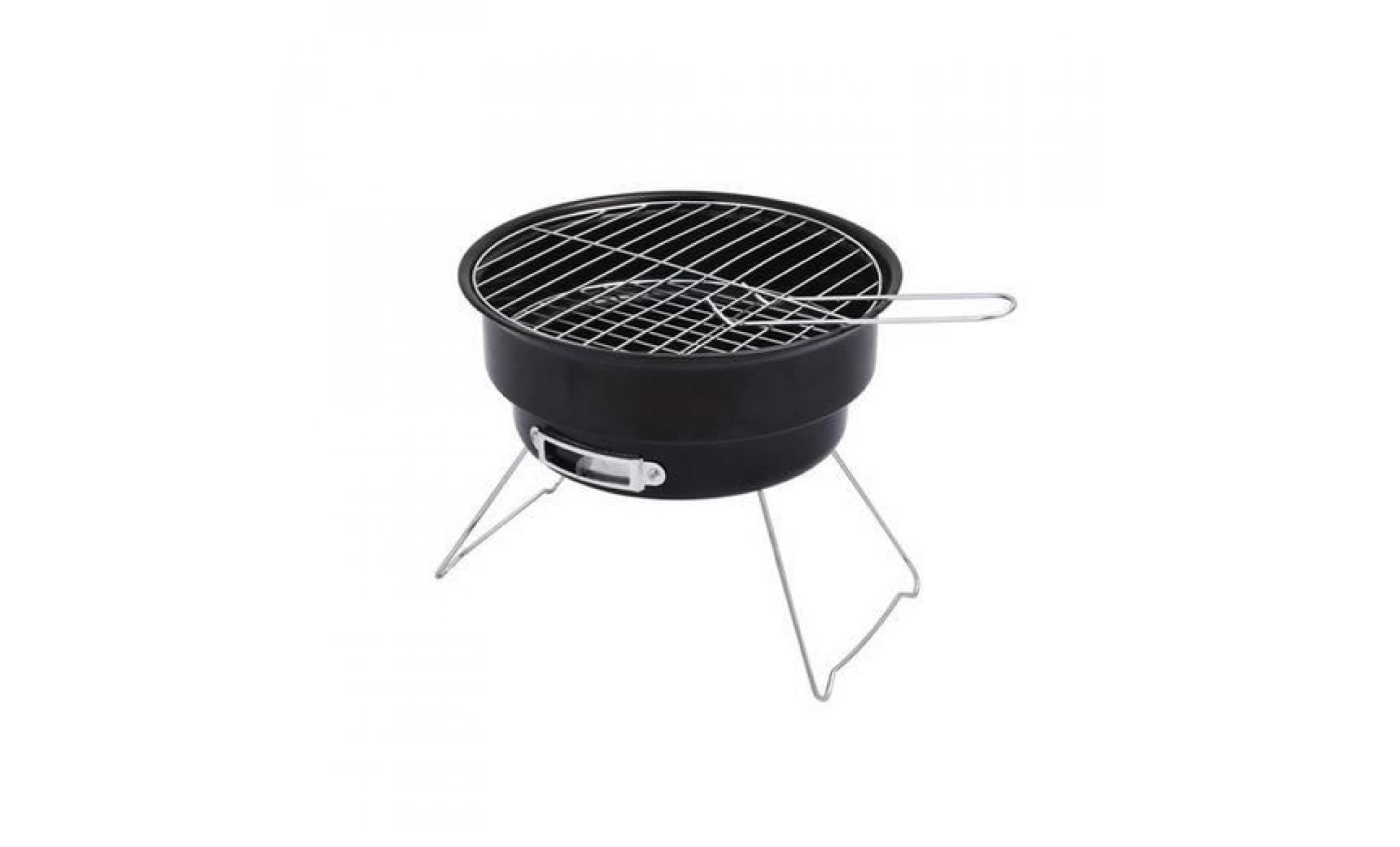 bbq mini  Étagère barbecue barbecue pliant portatif d'extérieur grill round