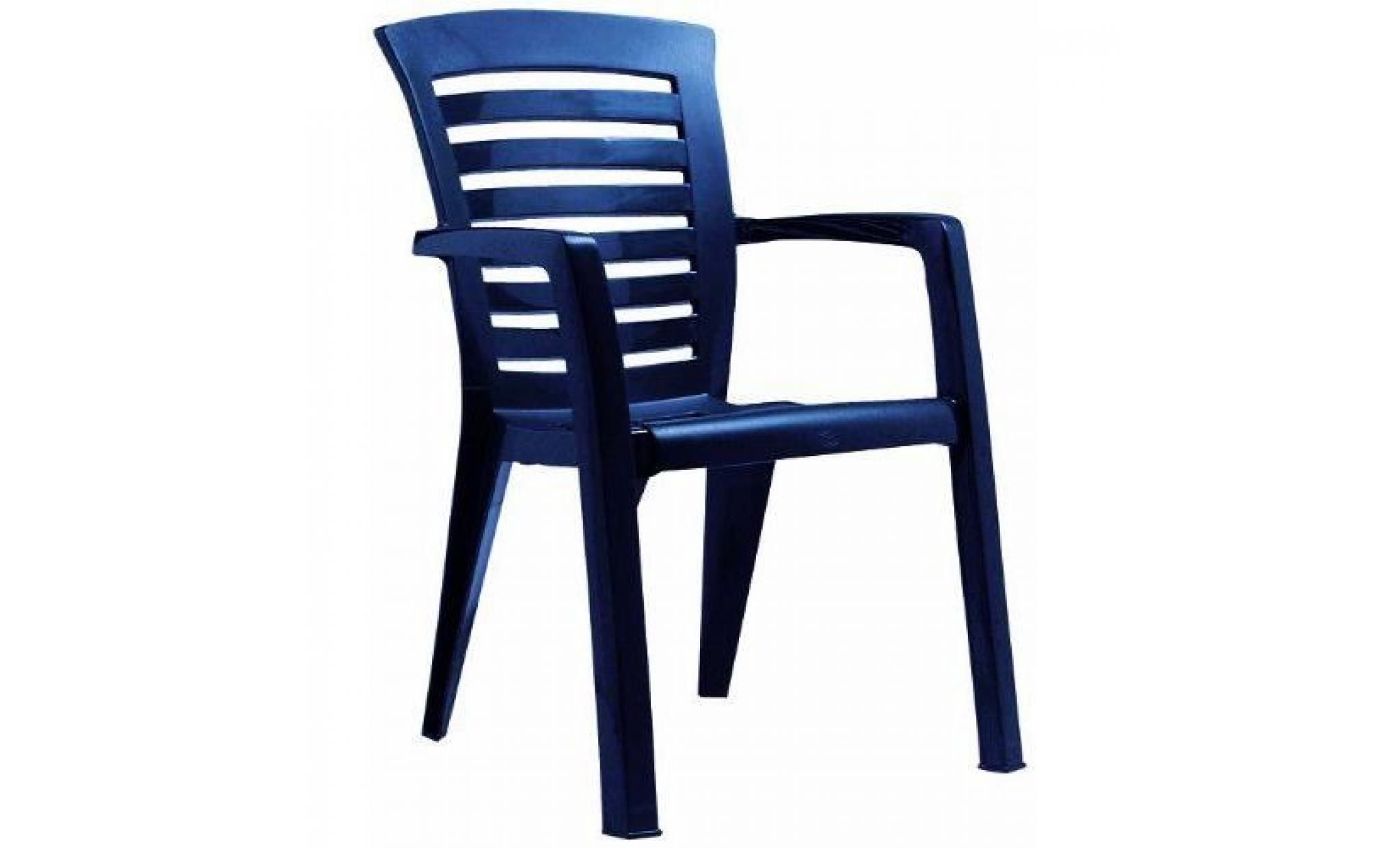 best 15120020 florida fauteuil empilable bleu