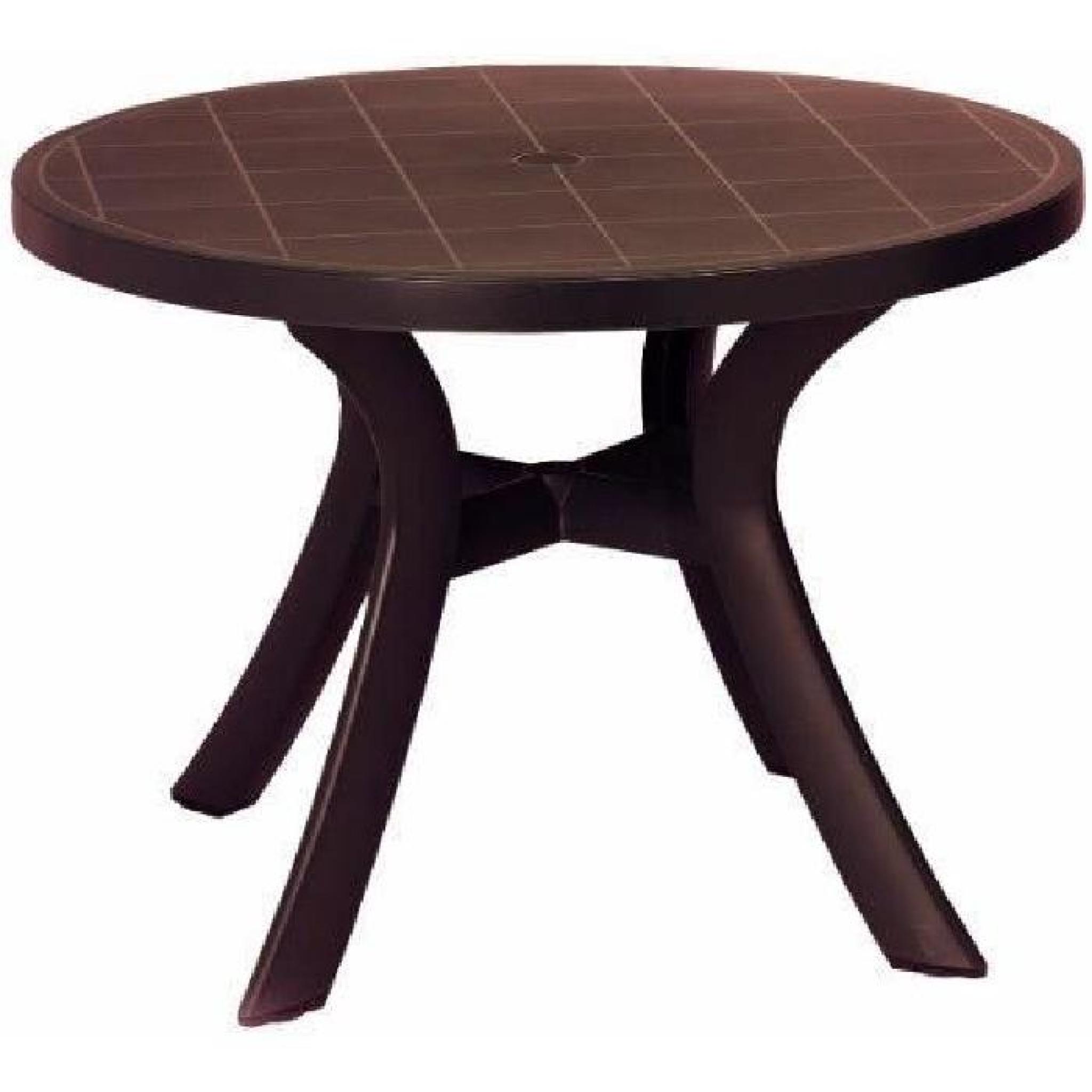 Best 18511010 Kansas Table ronde Marron 100 cm