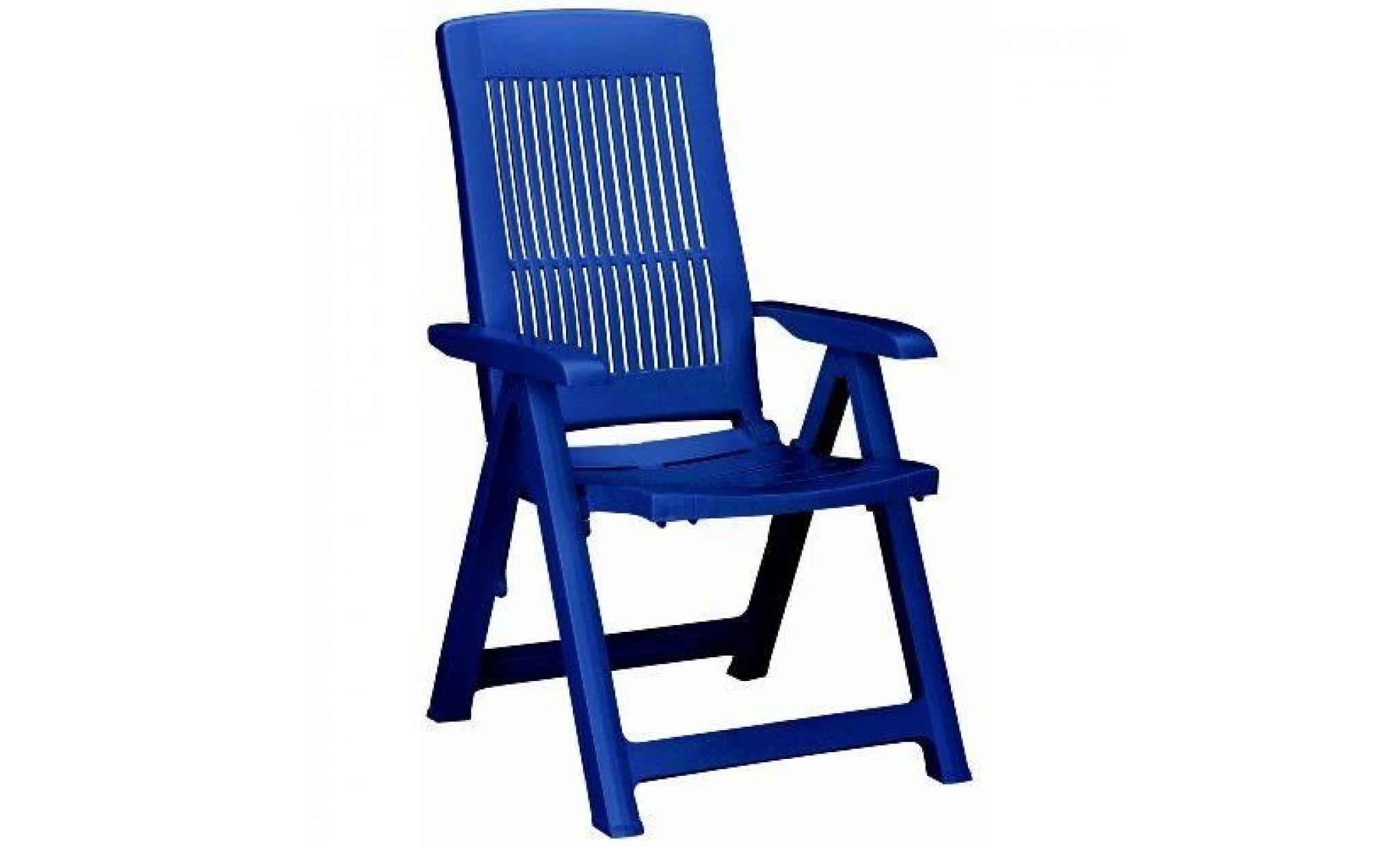 best santiago fauteuil de jardin pliant bleu