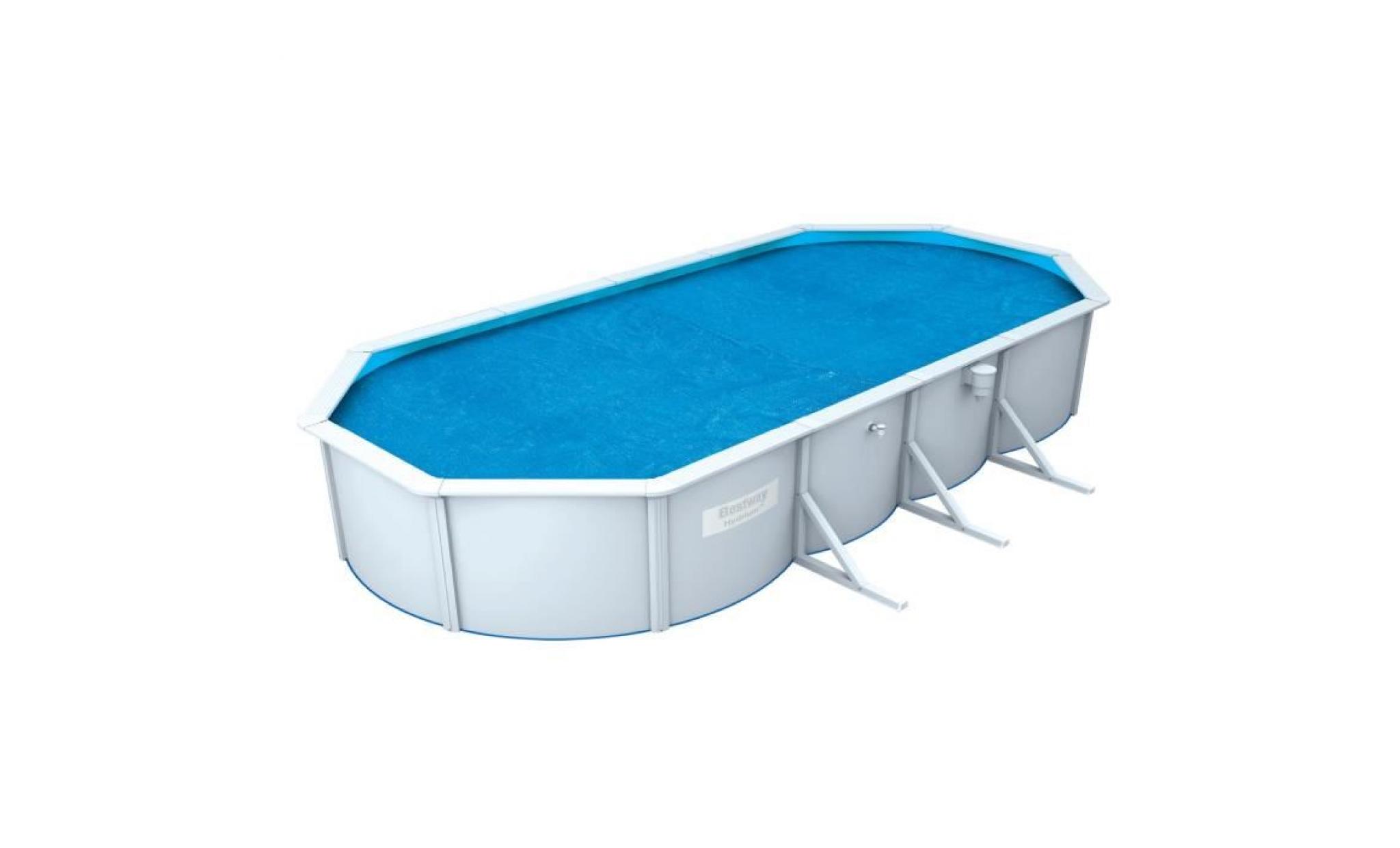bestway bâche solaire pour steel wall pool ovale 500x360x120cm   490x350cm