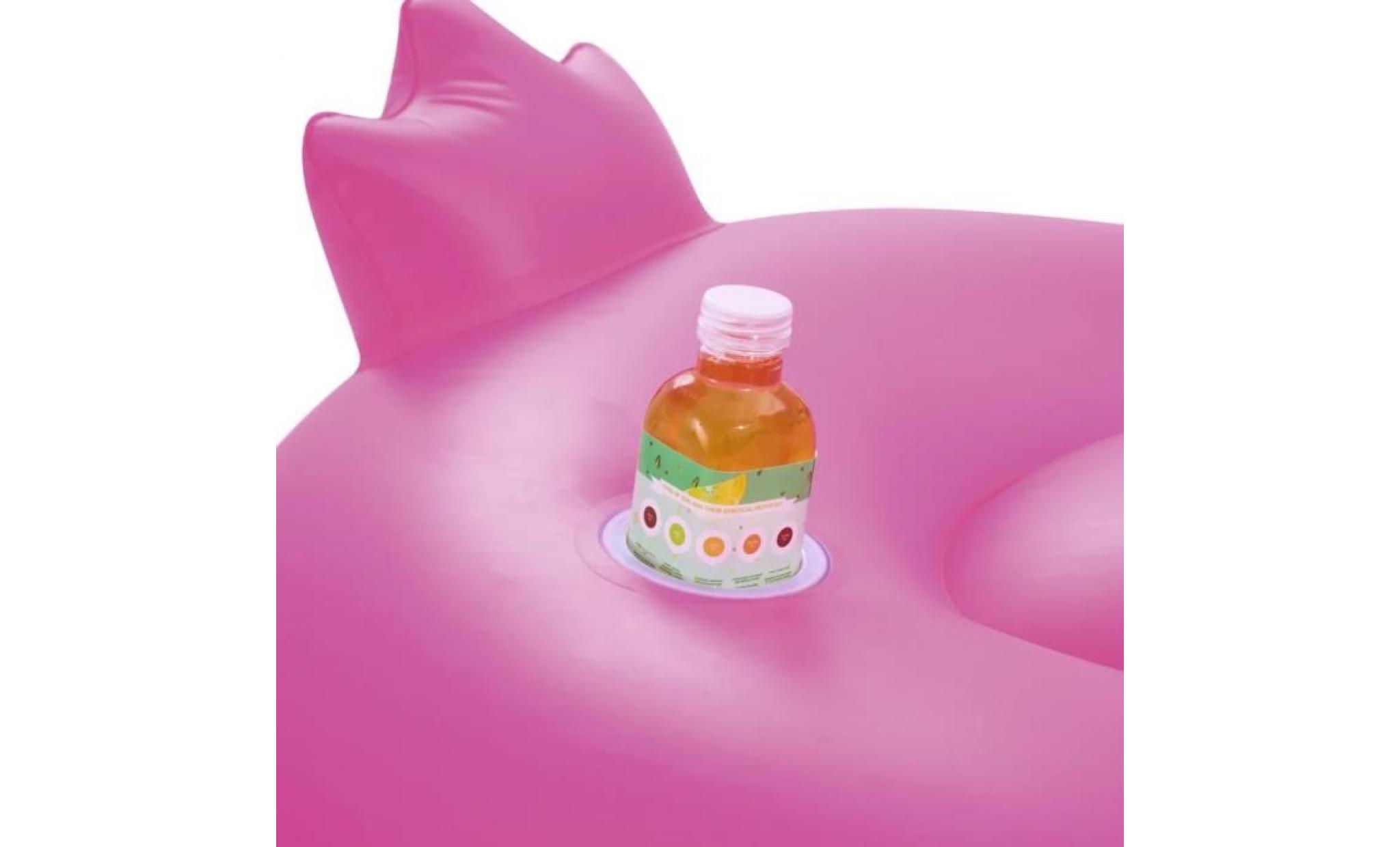 bestway jouet piscine gonflable flamant rose très grand 41108 pas cher