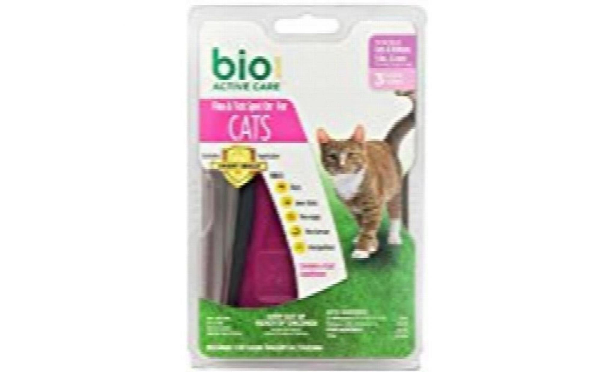bio spot active care cat flea and tick spot on with applicator, over 5 lb, 3 ct 1e2lfm pas cher