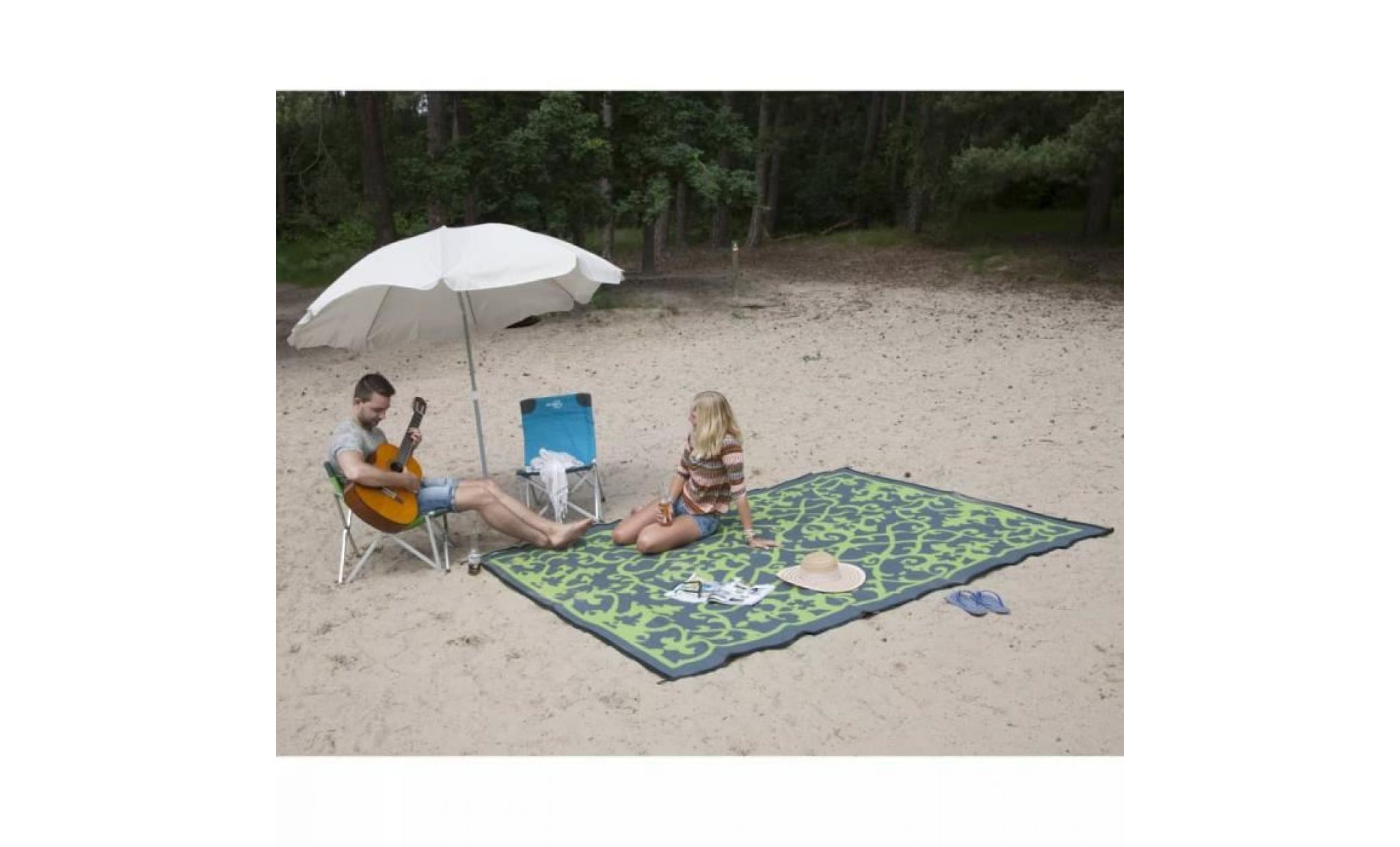 bo leisure tapis d'extérieur chill mat picnic 2x1,8m champagne 4271014 pas cher