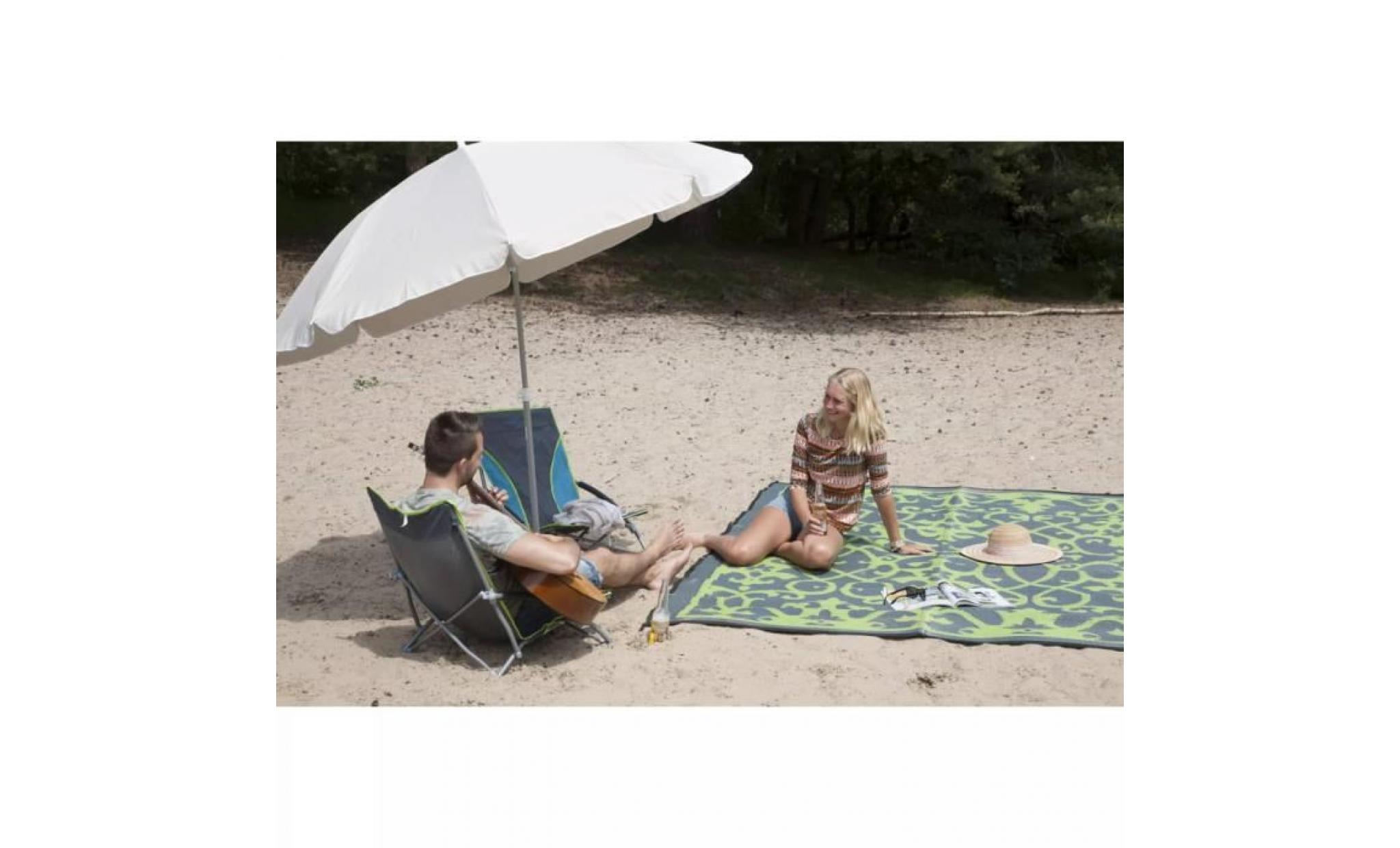 bo leisure tapis d'extérieur chill mat picnic 2 x 1,8 m vert pas cher