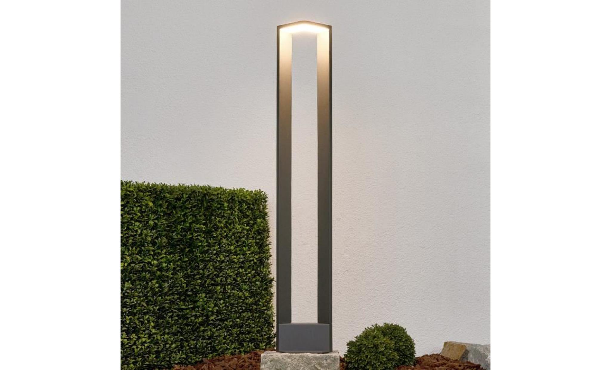 Borne lumineuse LED ultra moderne Jeny gris foncé  