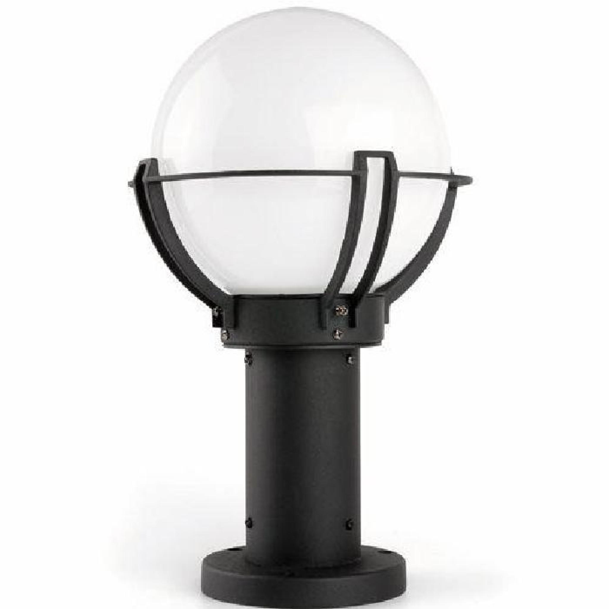Borne SOL sphère verre opaque 38cm pas cher