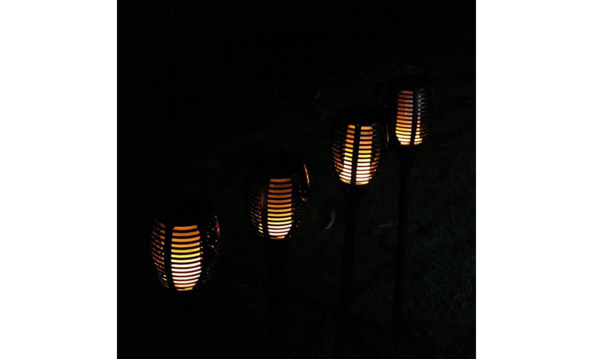 borne solaire 1 pcs solaire extérieure imperméable À l'eau lampes de lanterne lamp pathways yard patio 019 pas cher
