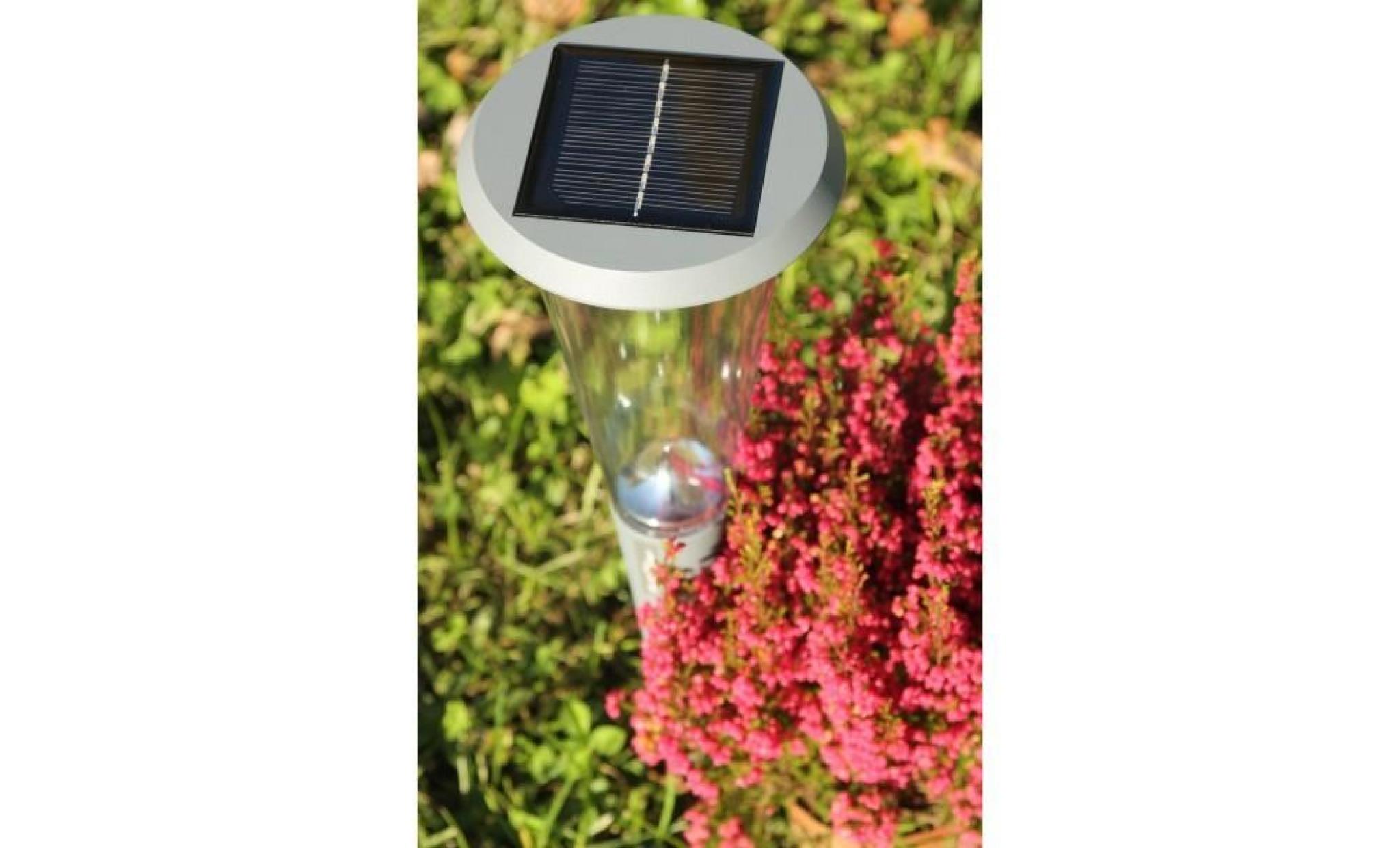borne solaire candela solaire courte pour jardin pas cher