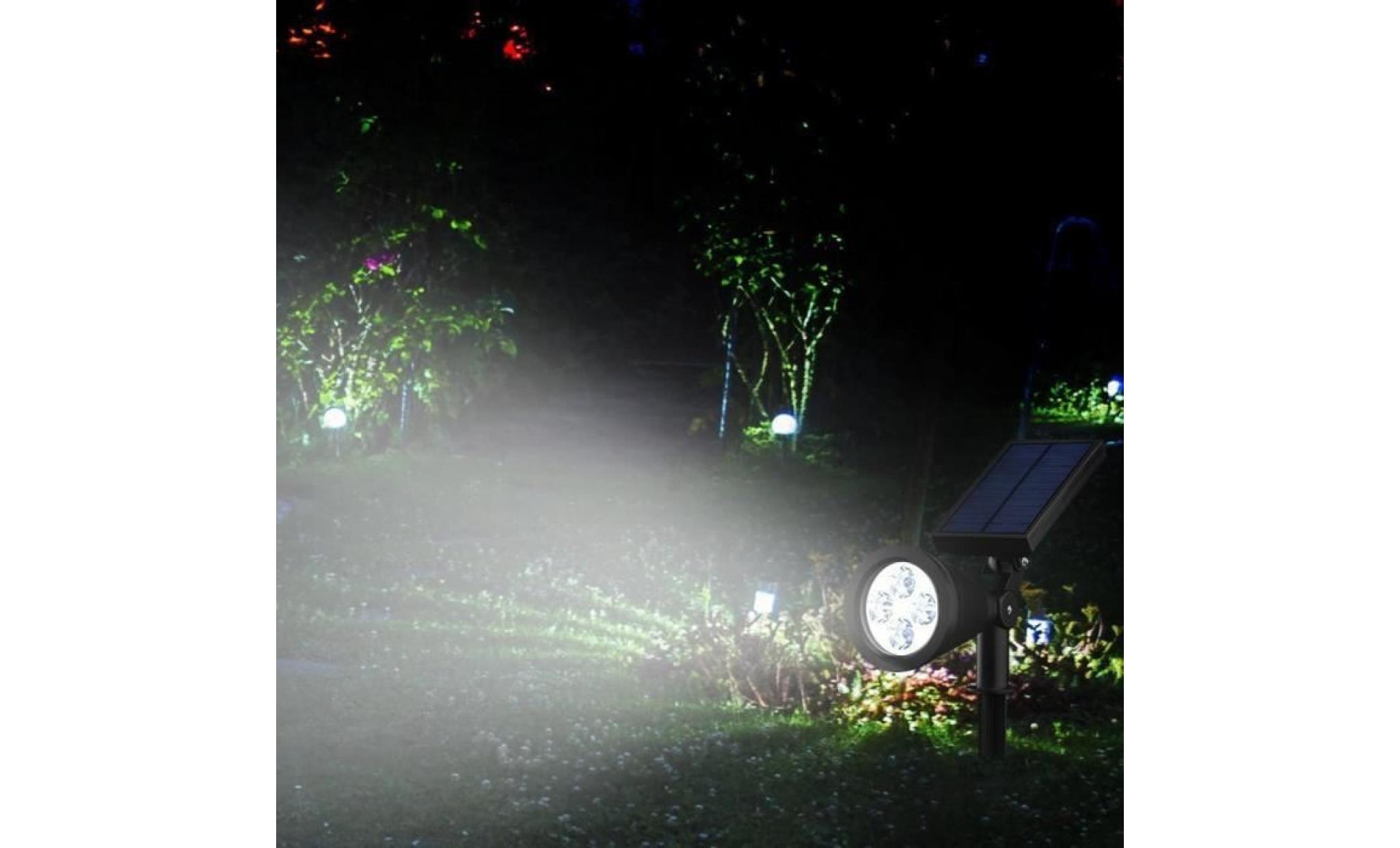 borne solaire Éclairage de paysage de lampe d'herbe solaire de lampe de projection de lumière de fonte de nouvelle énergie #si 138 pas cher