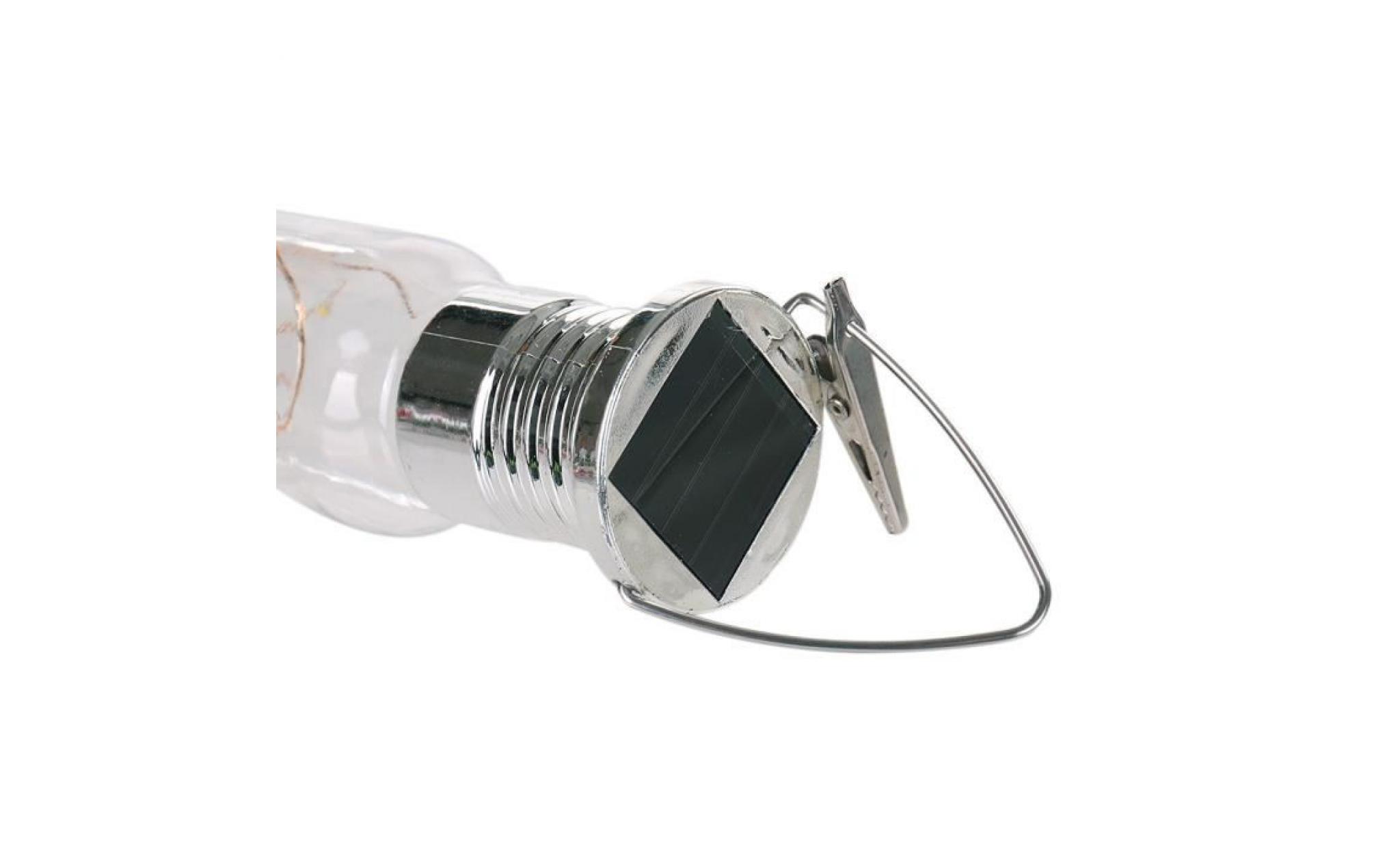 borne solaire lampe à suspension solaire de suspension de bouteille de fil de cuivre d'extérieur solaire pour l'éclairage 114 pas cher