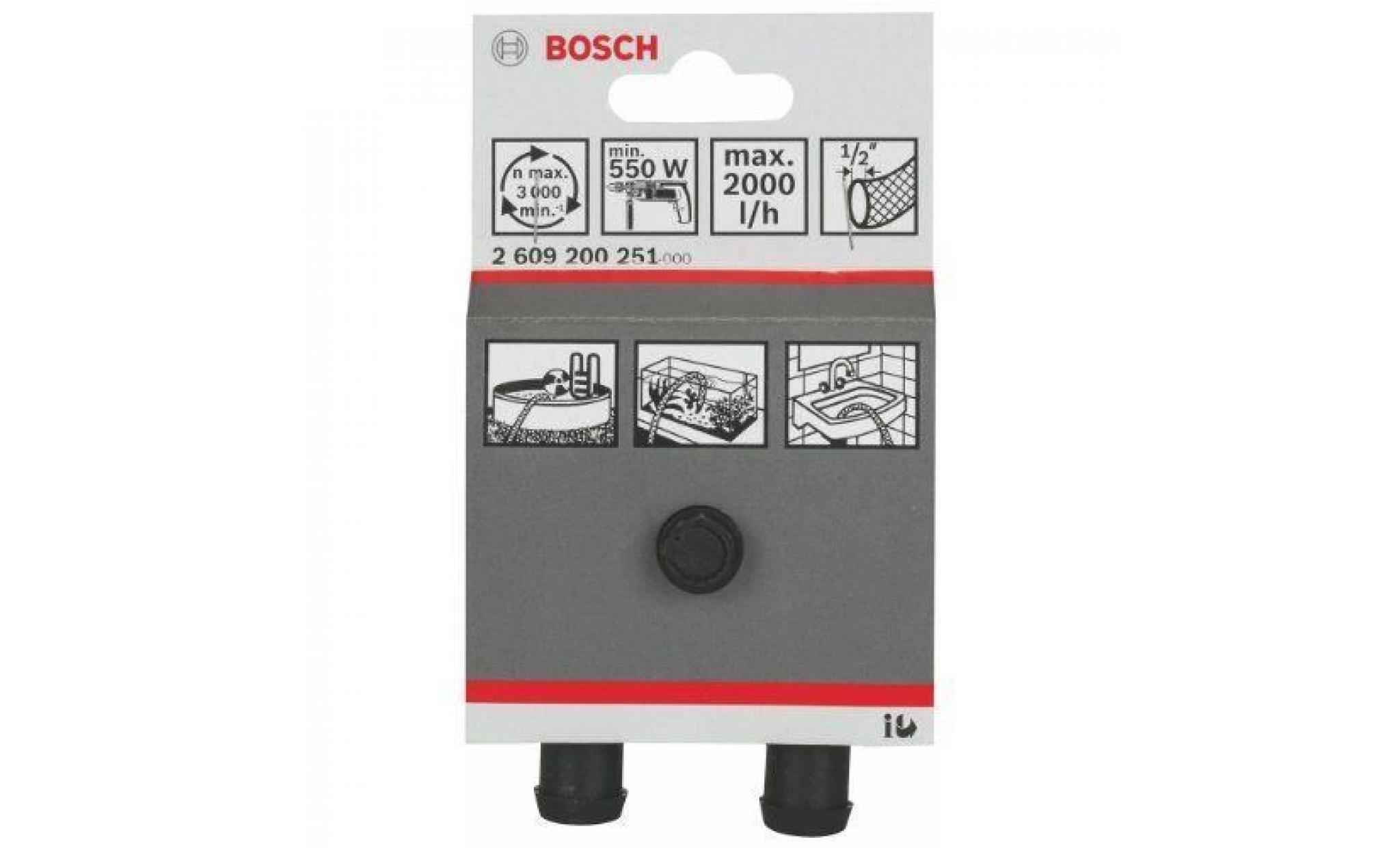 bosch 2609200251 pompe Ã  eau débit 2000 l/h… pas cher
