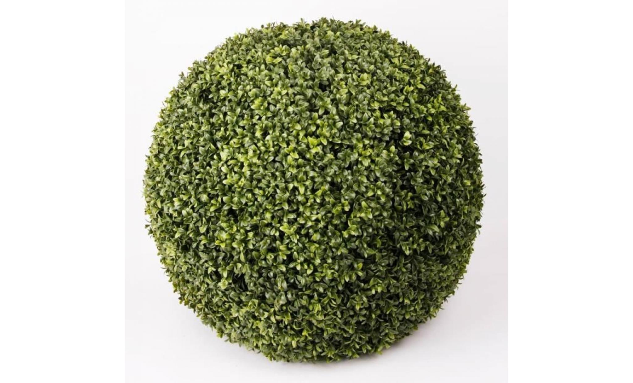boule de buis artificiel très réaliste de la marque emerald ajoutera un peu de vert supplémentaire à votre jardin ou à votre pas cher