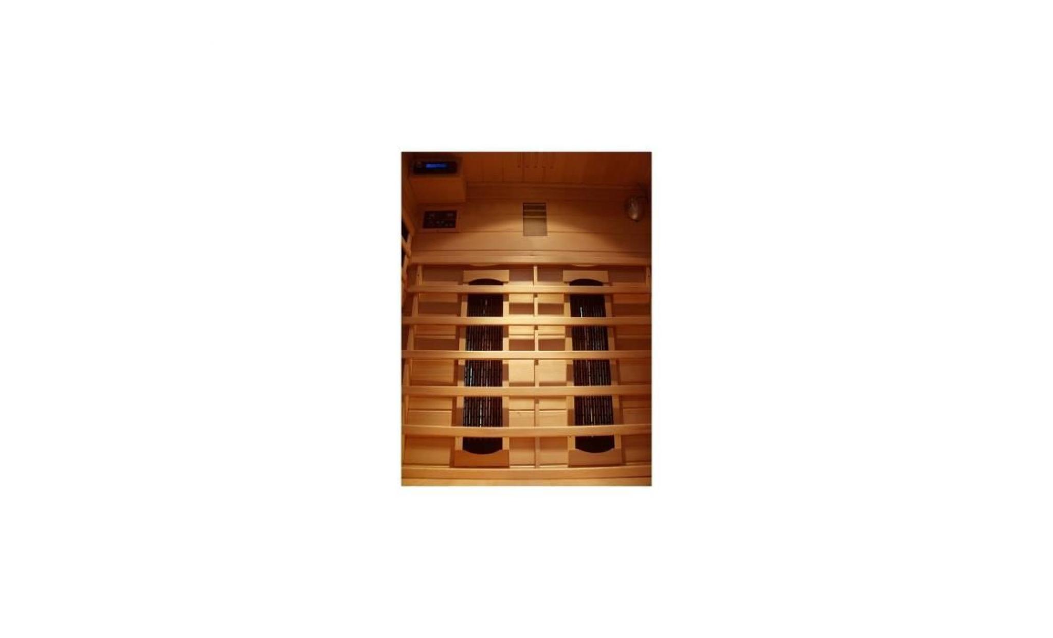 cabine sauna infra rouge 2 places pas cher