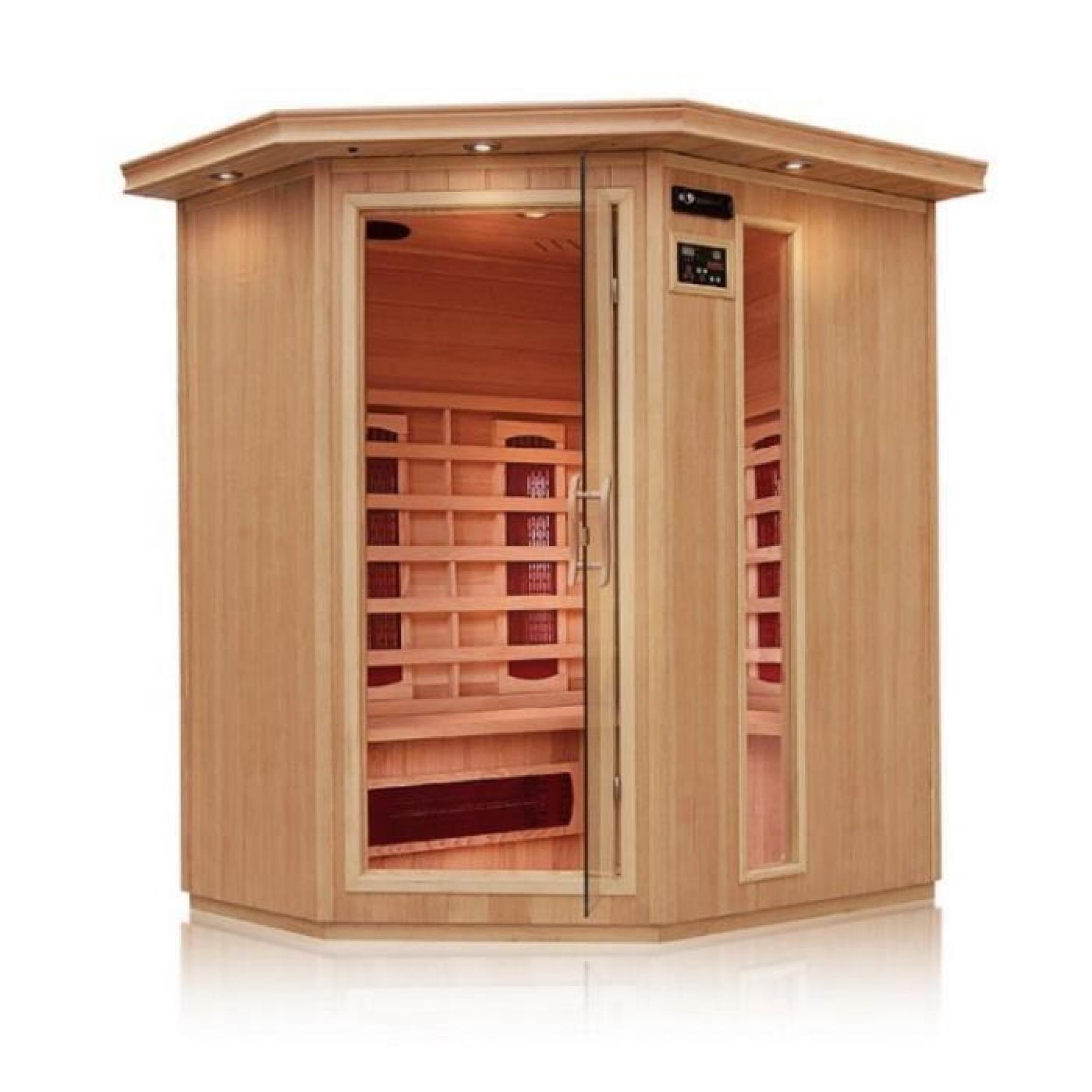 Cabine sauna infrarouge 2-3 pl 155x120x190cm