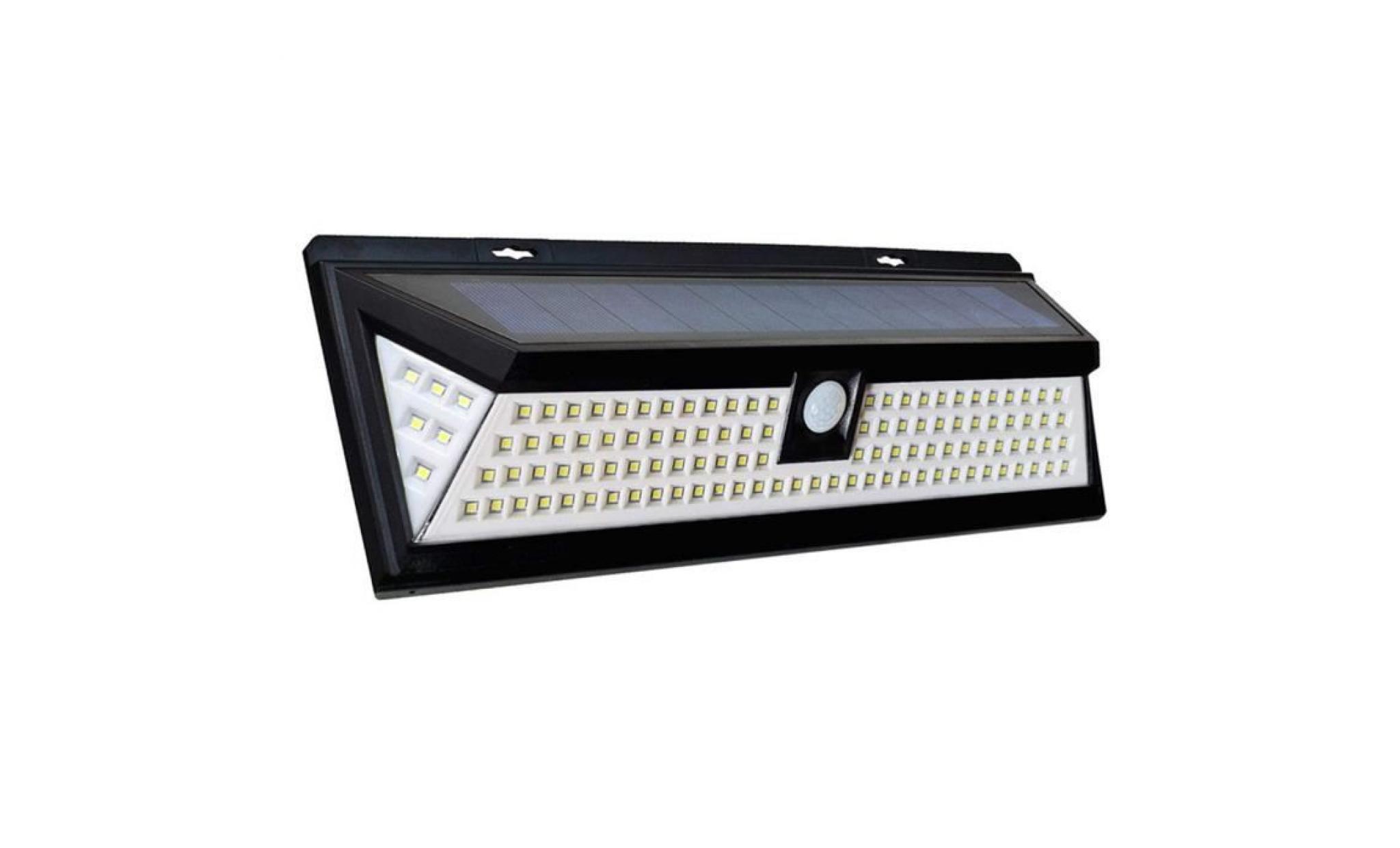 caravan® 118 led lampe solaire extérieure etanche ip65 luminaire exterieur  spot exterieur grand angle reglable