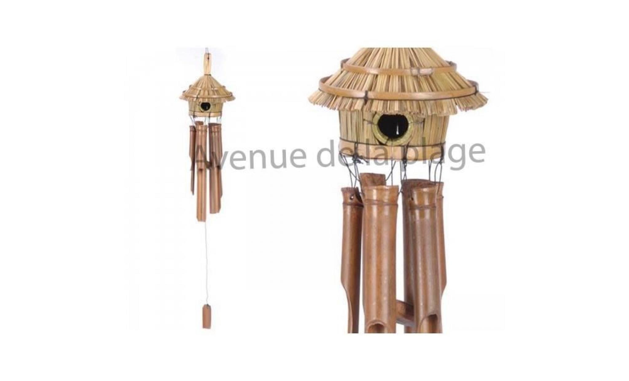 carillon à vent en bambou   45 cm pas cher