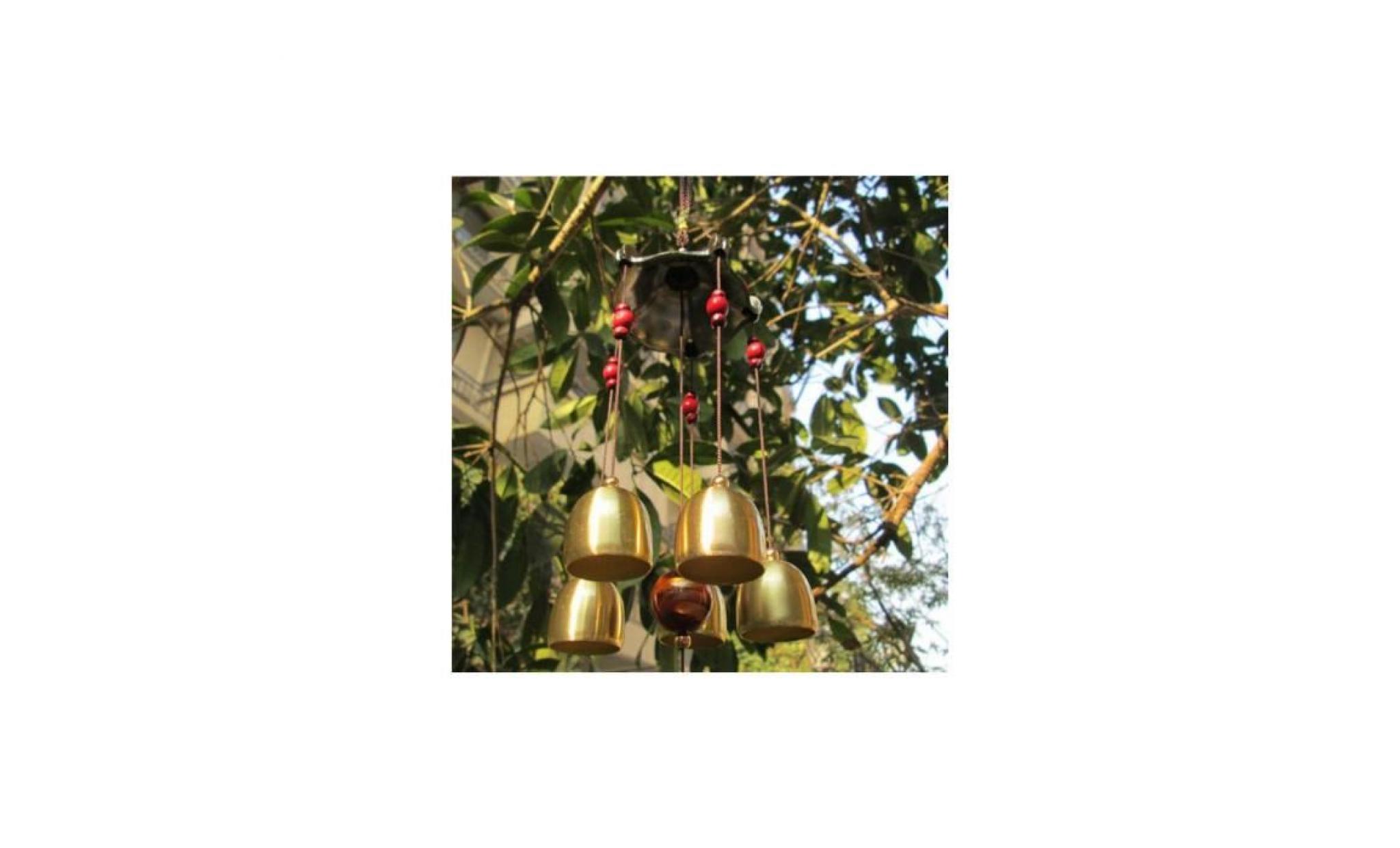carillon bronze grandes cloches en métal carillon de vent feng shui maison pavillon de jardin suspendus pas cher