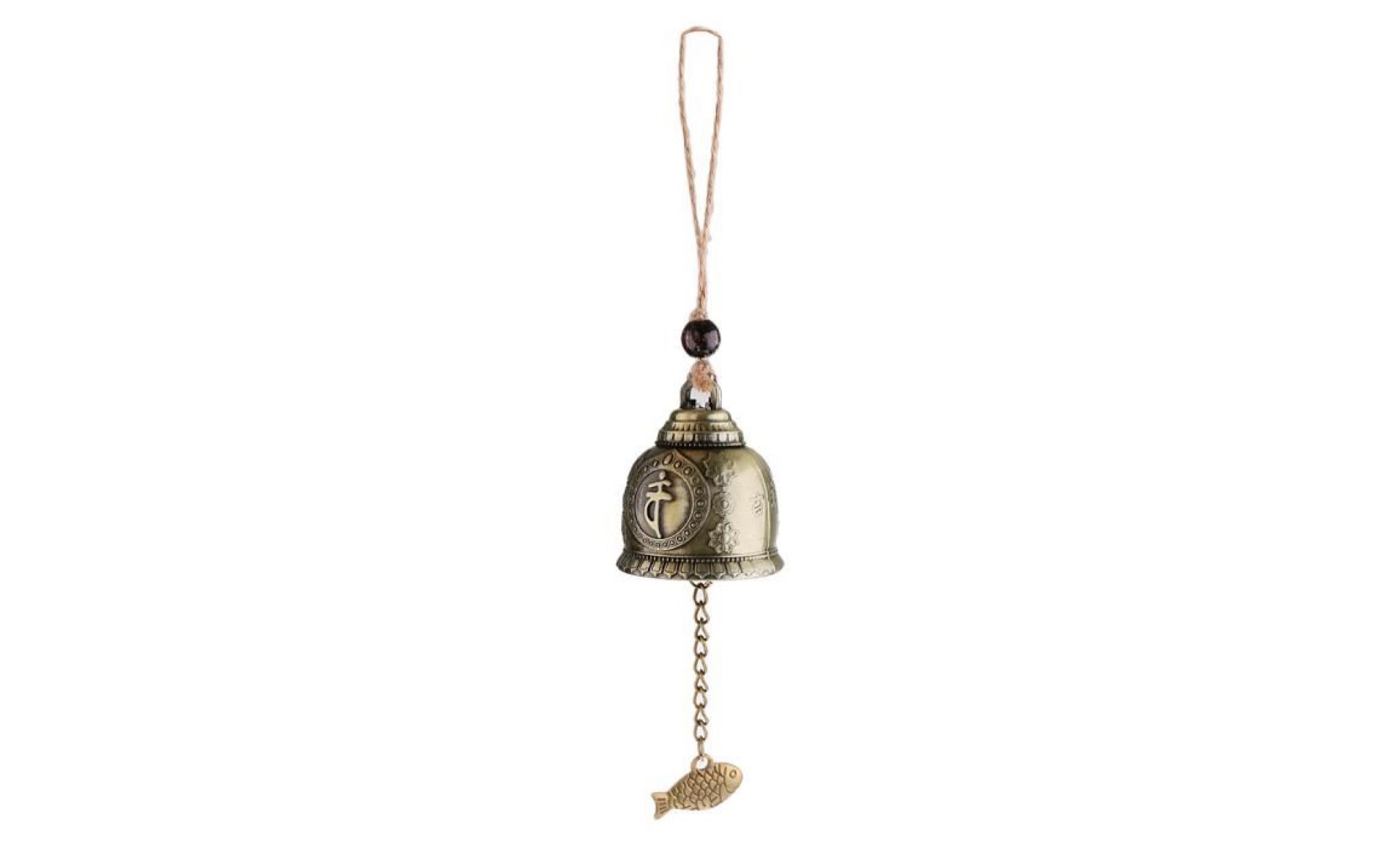 carillon carillon de vent en métal vintage suspendus cloche pour la décoration de voiture de maison le bouddha