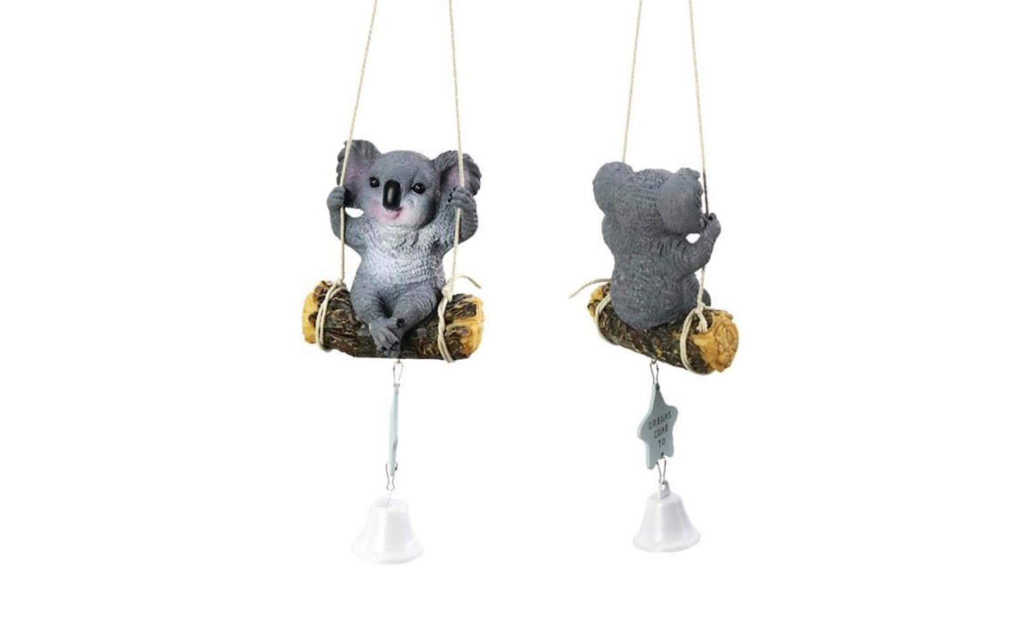 carillon éolien pendentif clochette petit animal koala pas cher