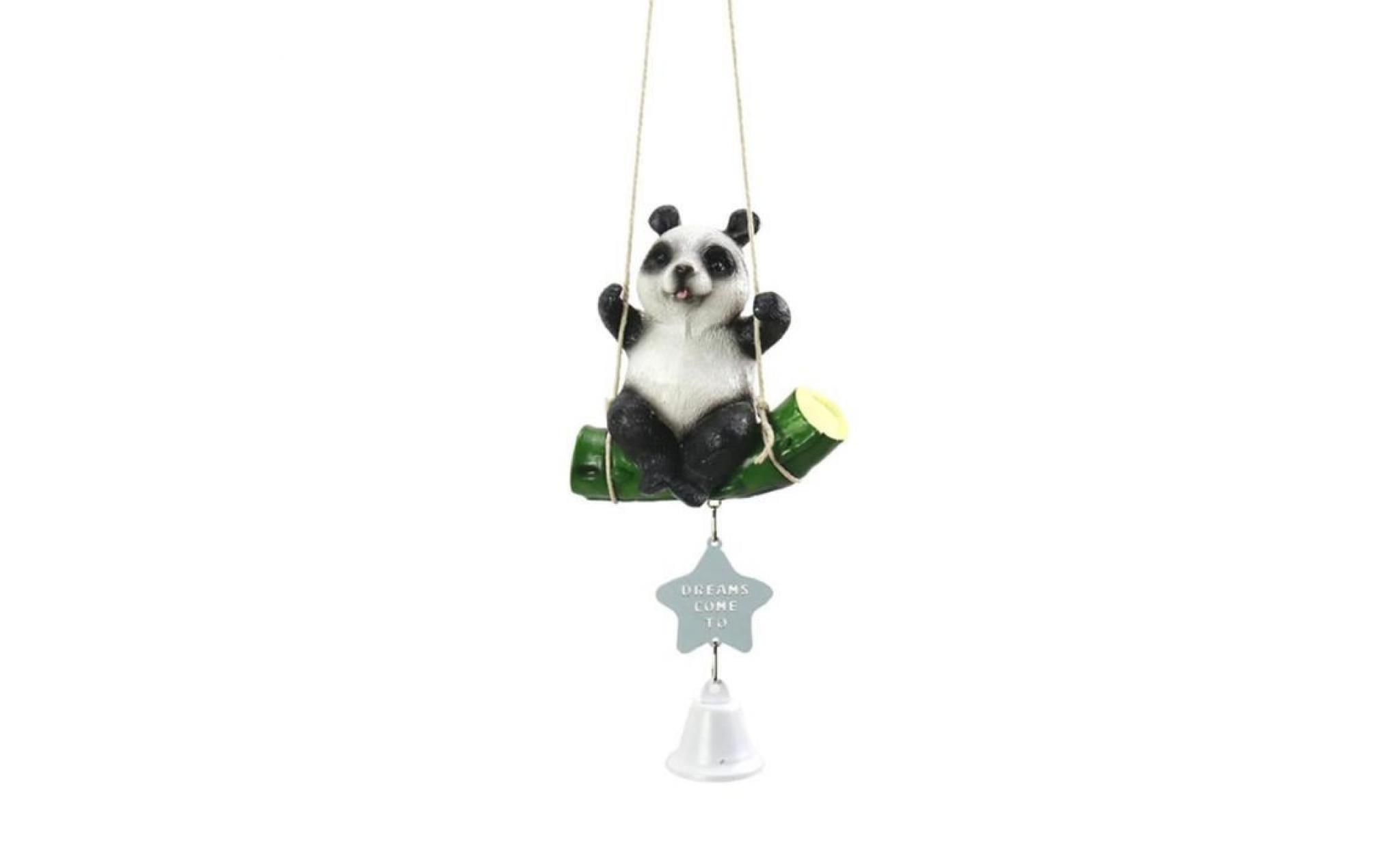 carillon éolien pendentif clochette petit animal panda