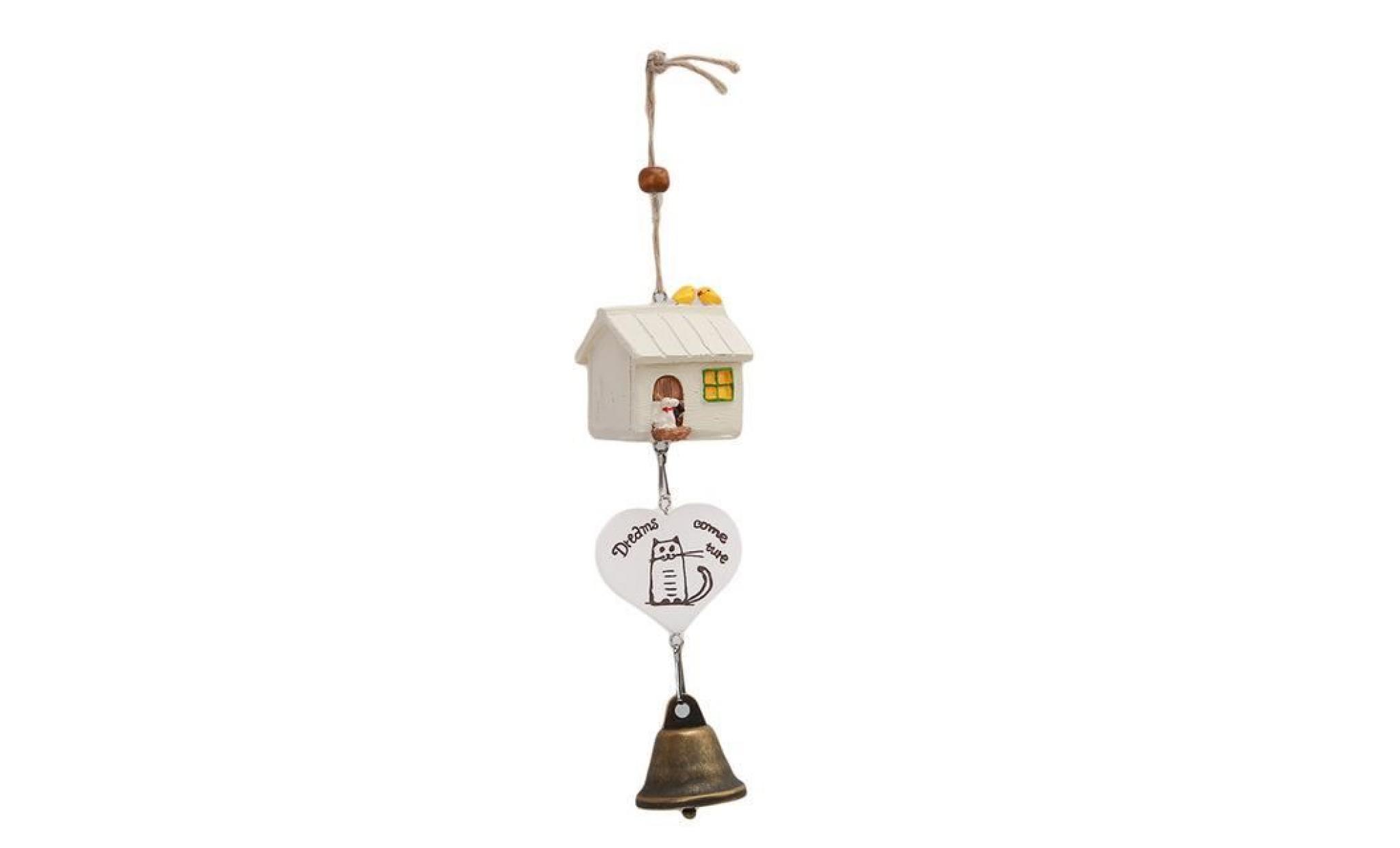 carillons à vent suspendu motif anti rouille décoration cadeau salon oiseau