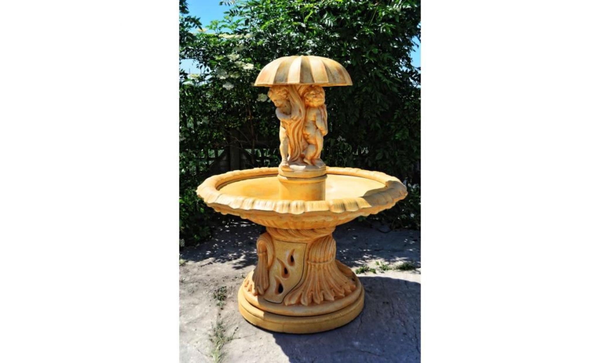 casa padrino fontaine art nouveau Ø 145 x h. 176 cm   fontaine de jardin art nouveau [beige] pas cher
