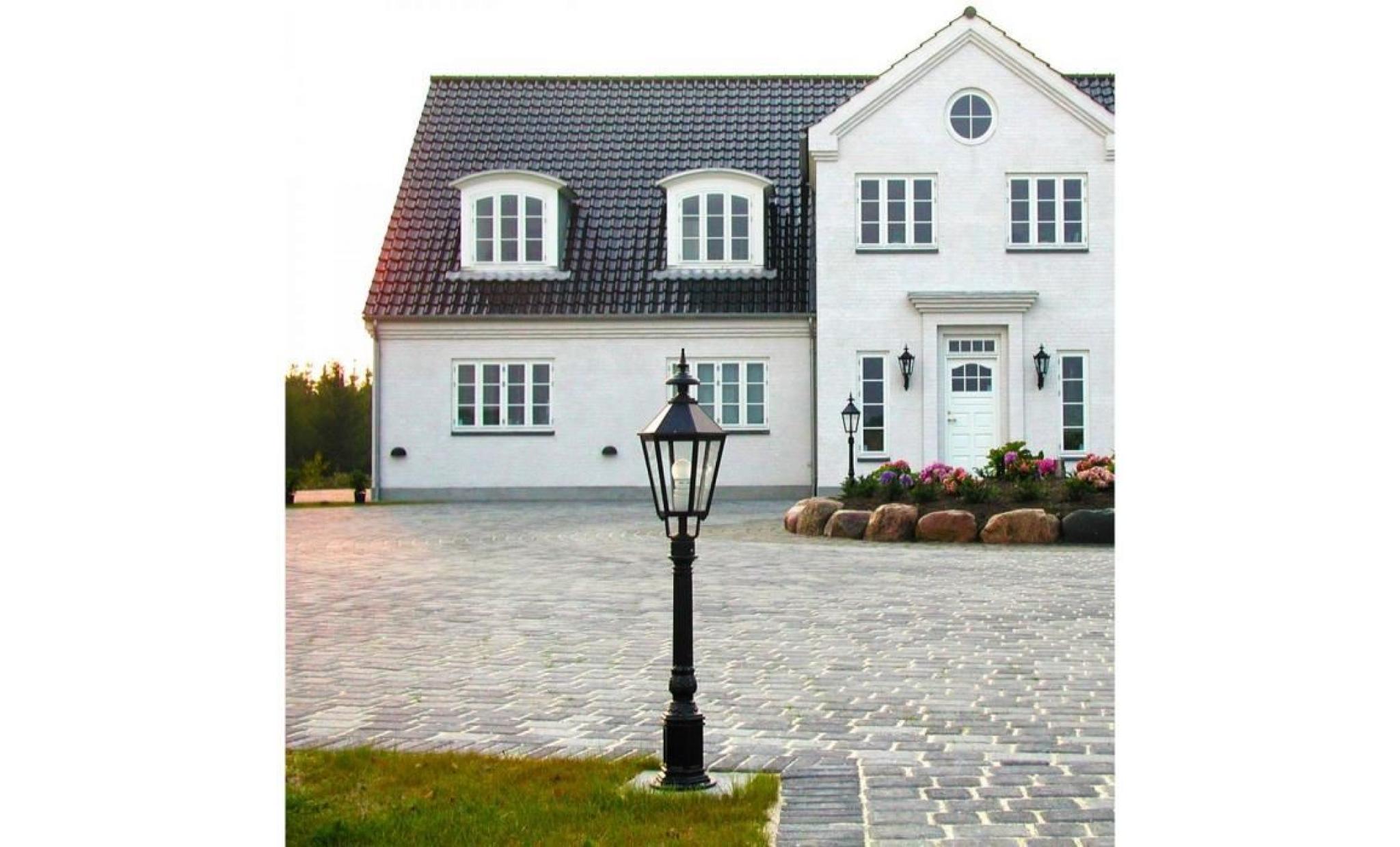casa padrino terrasses de jardin baroque lampadaire d'extérieur 22 x 22 x h. 107 cm   différentes couleurs   lanterne de jardin