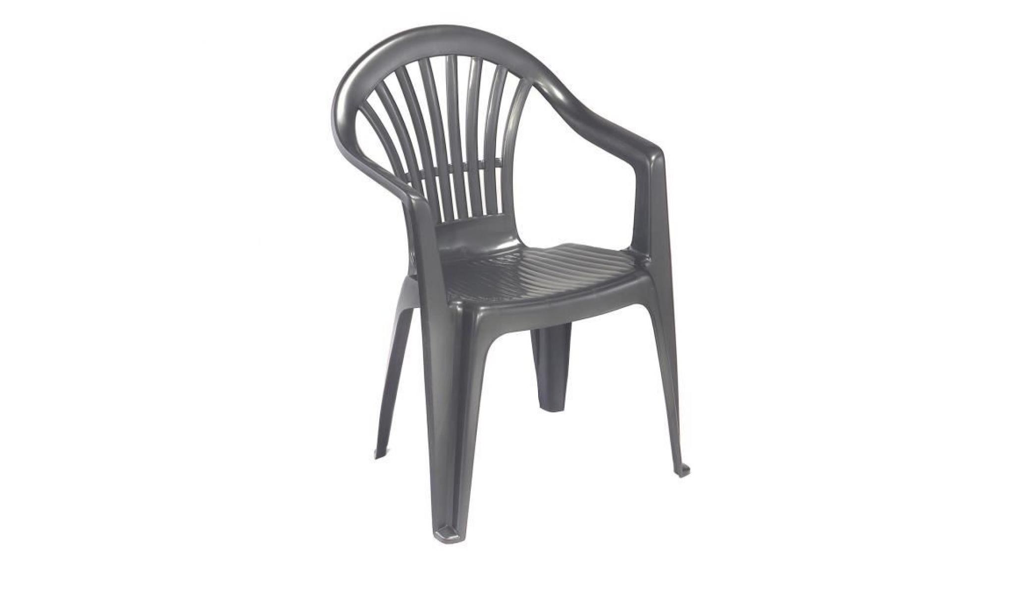 chaise de jardin altéa   gris