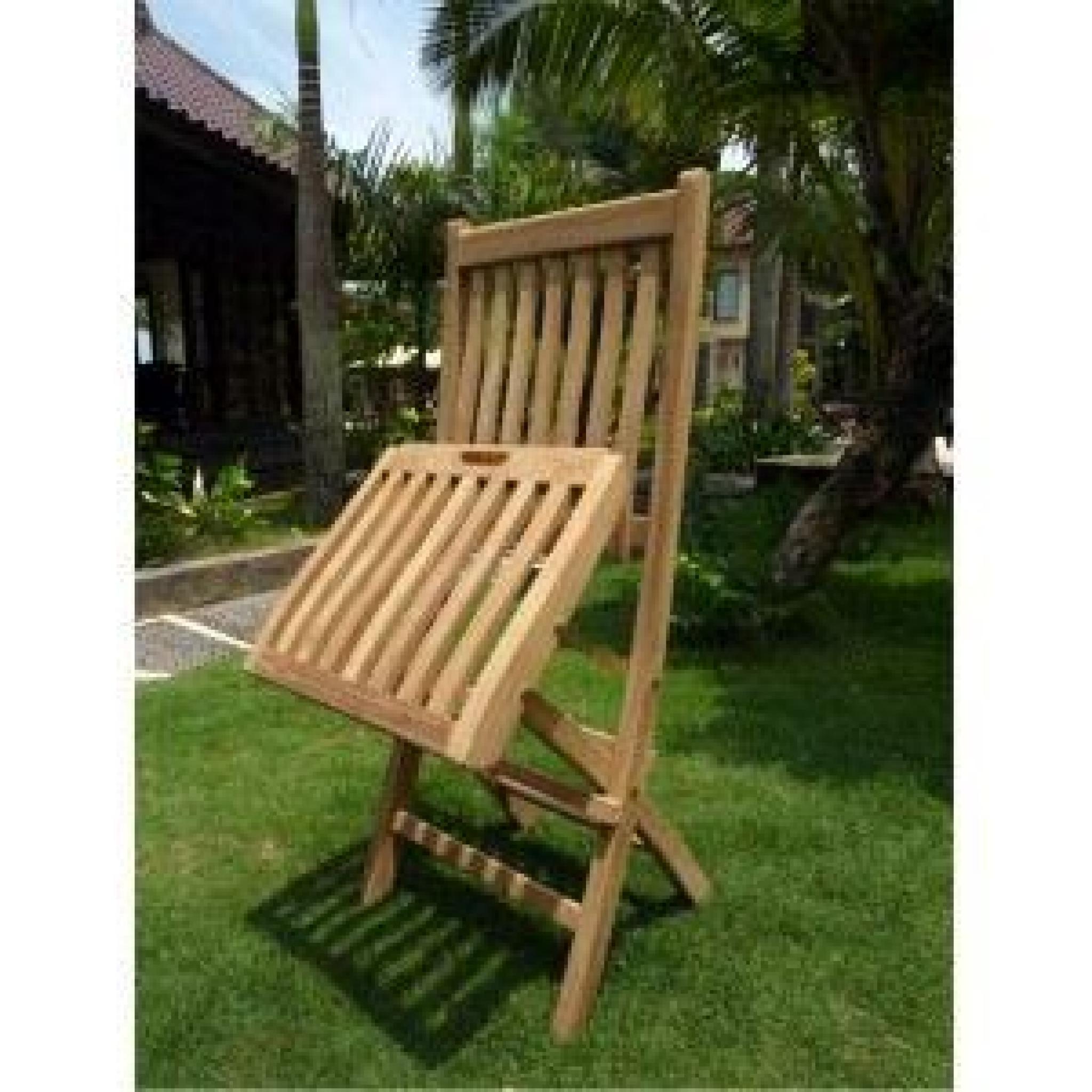 Chaise de jardin en teck : chaise pliante pas cher