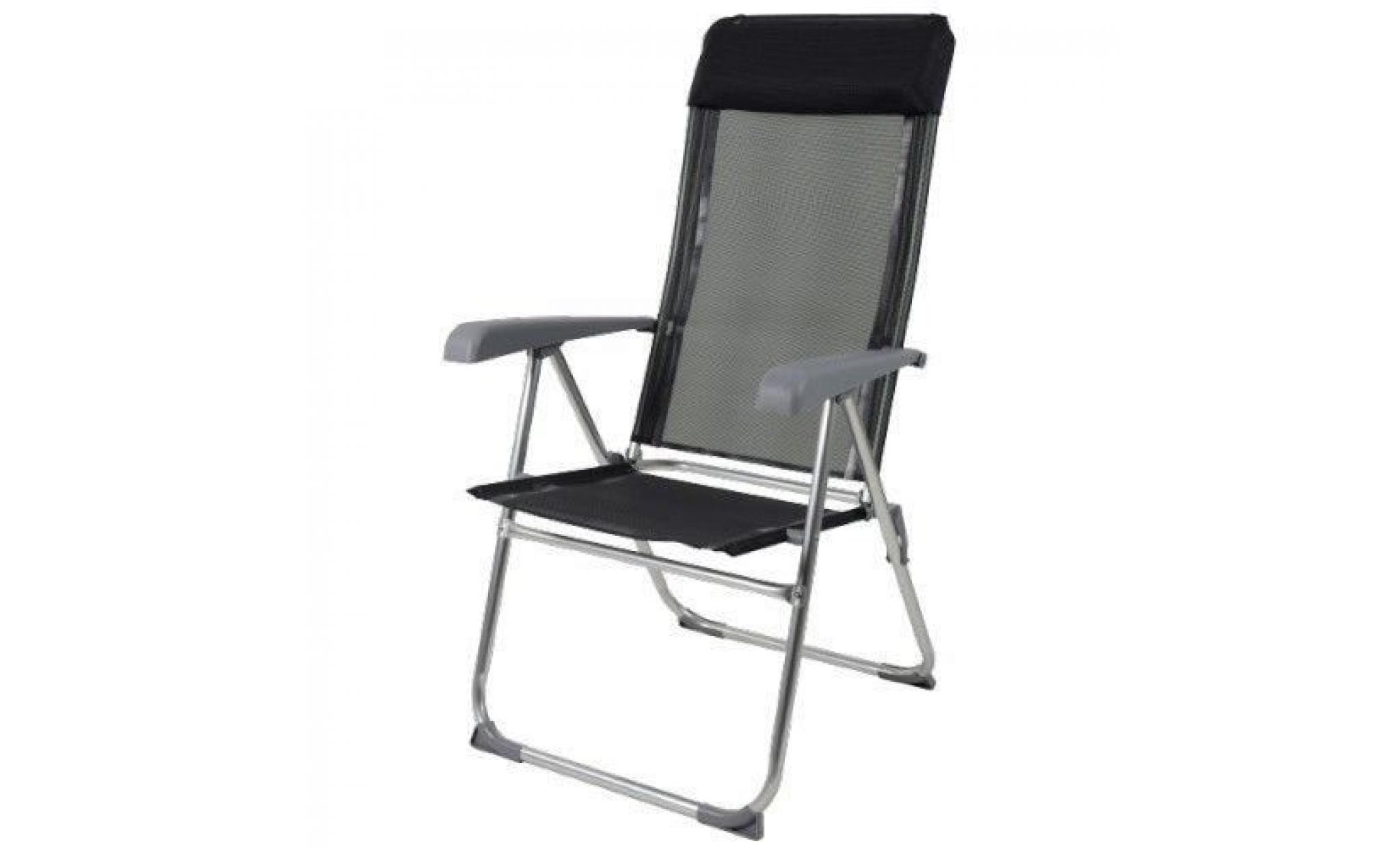 chaise fauteuil camping plage pliable pliante relax alu jardin exterieur