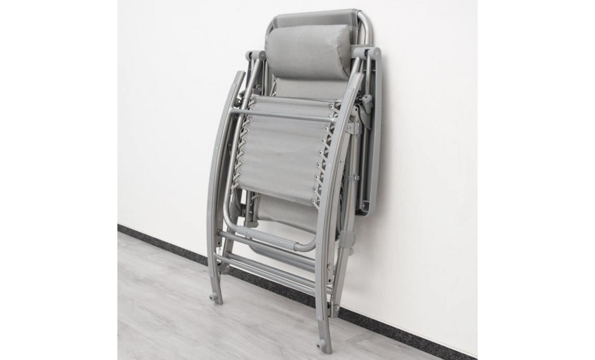 berceuse chaise longue berçante de amanka | transat à bascule de jardin | rocking chair pliable et inclinable | avec repose pieds... pas cher