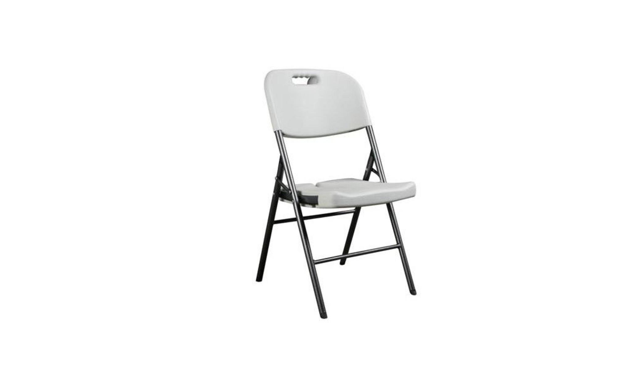 chaise pliante   chaise d appoint   blanc