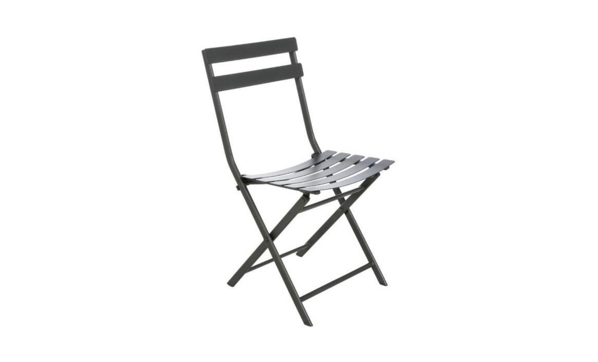 chaise pliante greensboro hesperide graphite