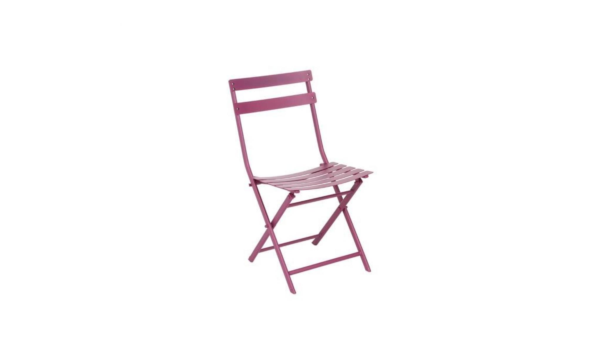 chaise pliante greensboro   prune
