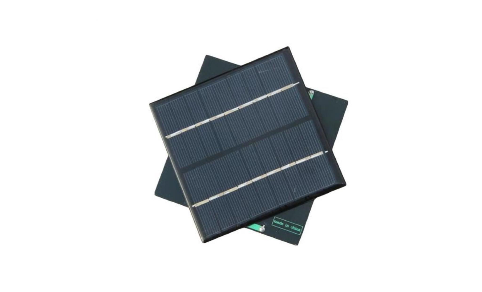 chargeur de module de panneau solaire portatif 2w 9v mini pour jouet de batterie de téléphone portable léger pas cher