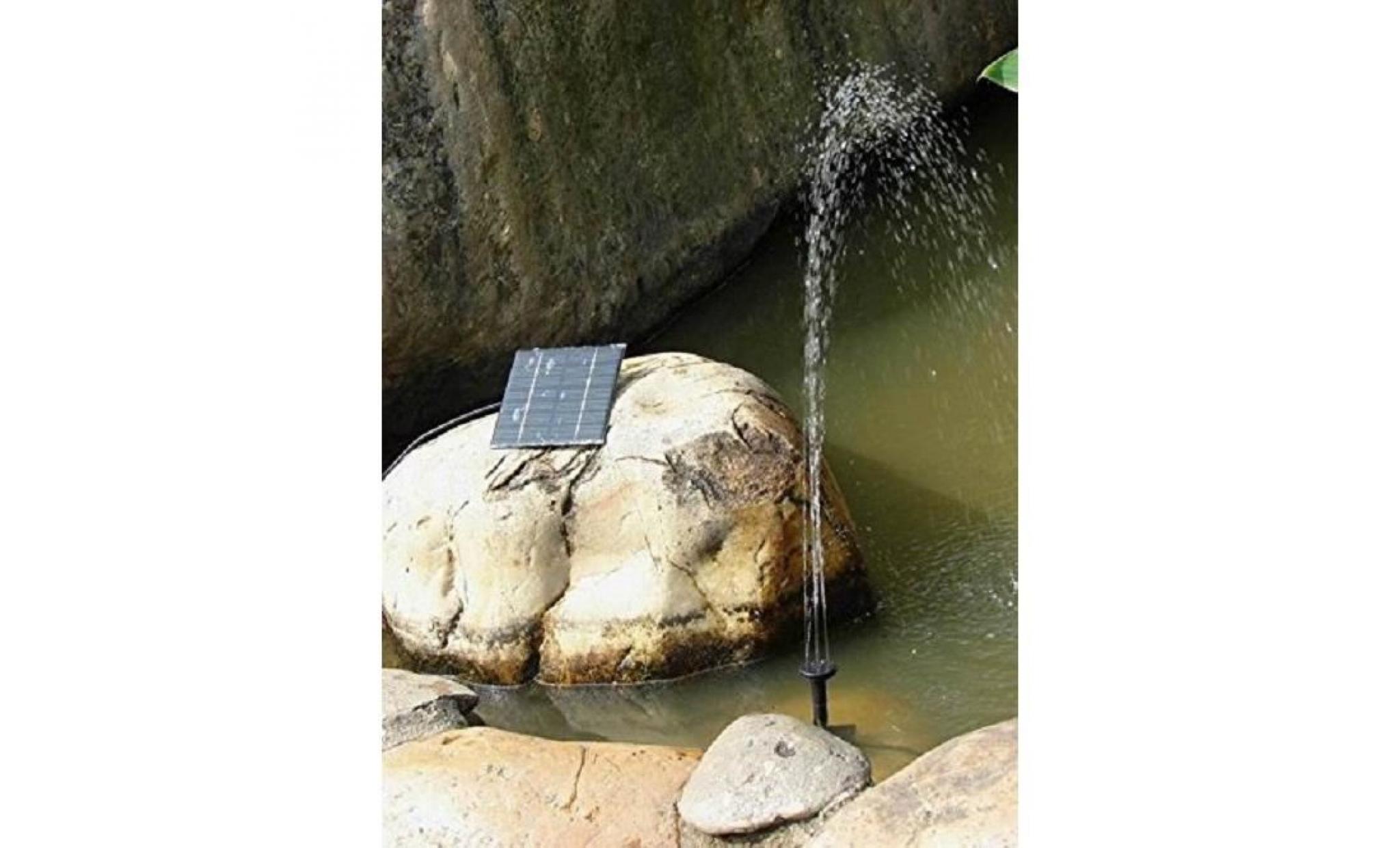 cittatrend 1,2w 7v pompe eau arrosage fontaine panneau solaire 180l/h max. pour bassin jardin pelouse Étang rocaille paysage 30 60cm pas cher