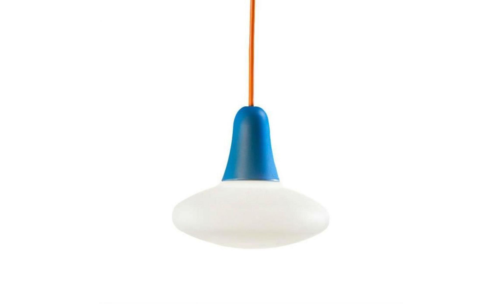 ciulifruli suspension d'extérieur h12,5cm bleu blanc martinelli luce | designé par emilliana martinelli