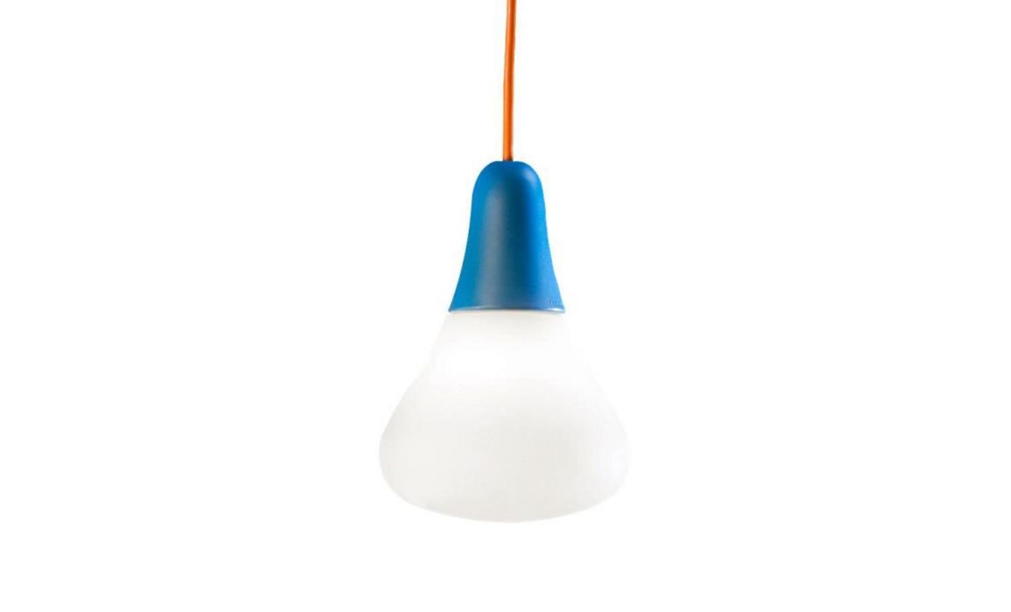 ciulifruli suspension d'extérieur h19cm bleu blanc martinelli luce | designé par emilliana martinelli