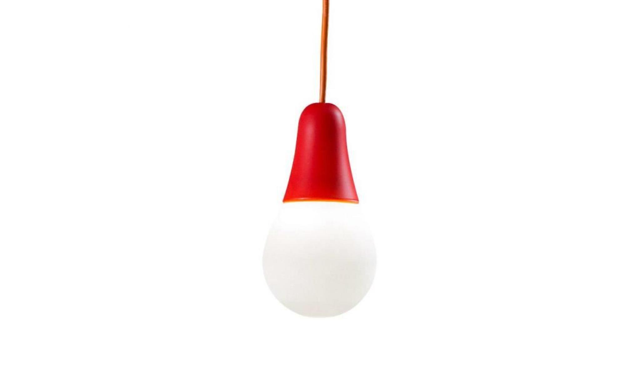 ciulifruli suspension d'extérieur h16cm rouge blanc martinelli luce | designé par emilliana martinelli