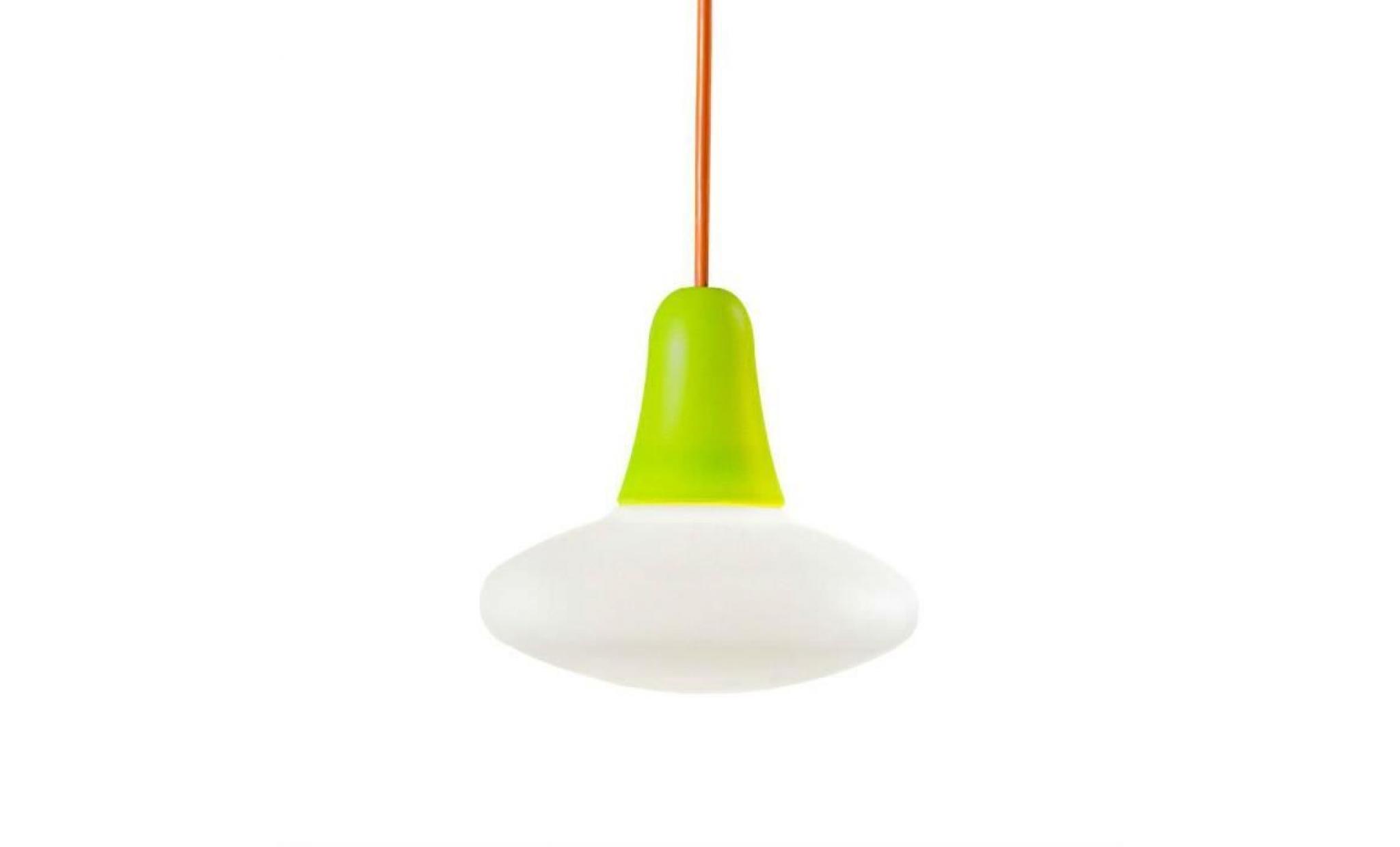 ciulifruli suspension d'extérieur h12,5cm vert blanc martinelli luce | designé par emilliana martinelli
