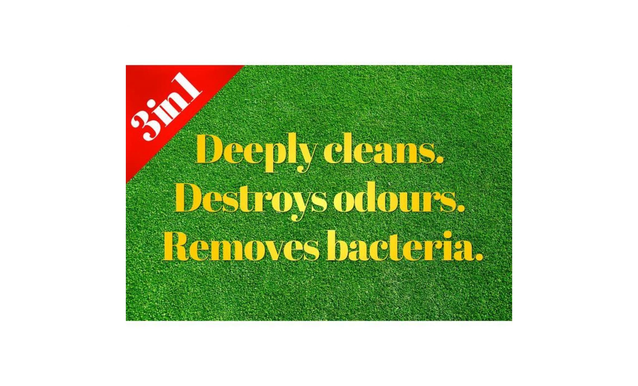 cleaner gazon artificiel   parfait pour les maisons avec des chiens   nettoie et turf désodorise astro, feuilles a 3rmhhc pas cher