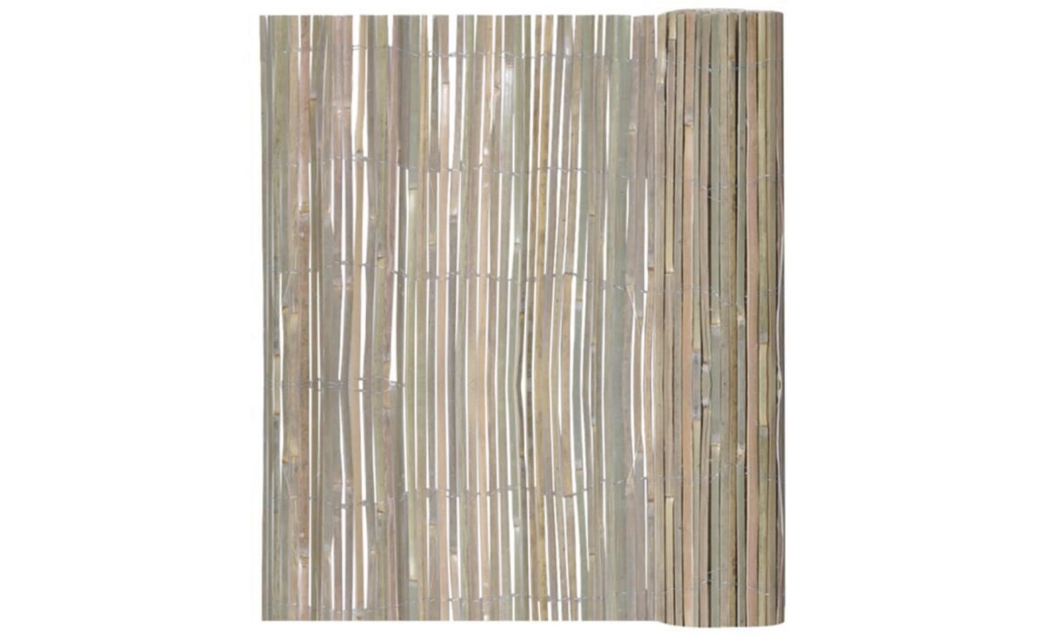 clôture en bambou 100 x 400 cm