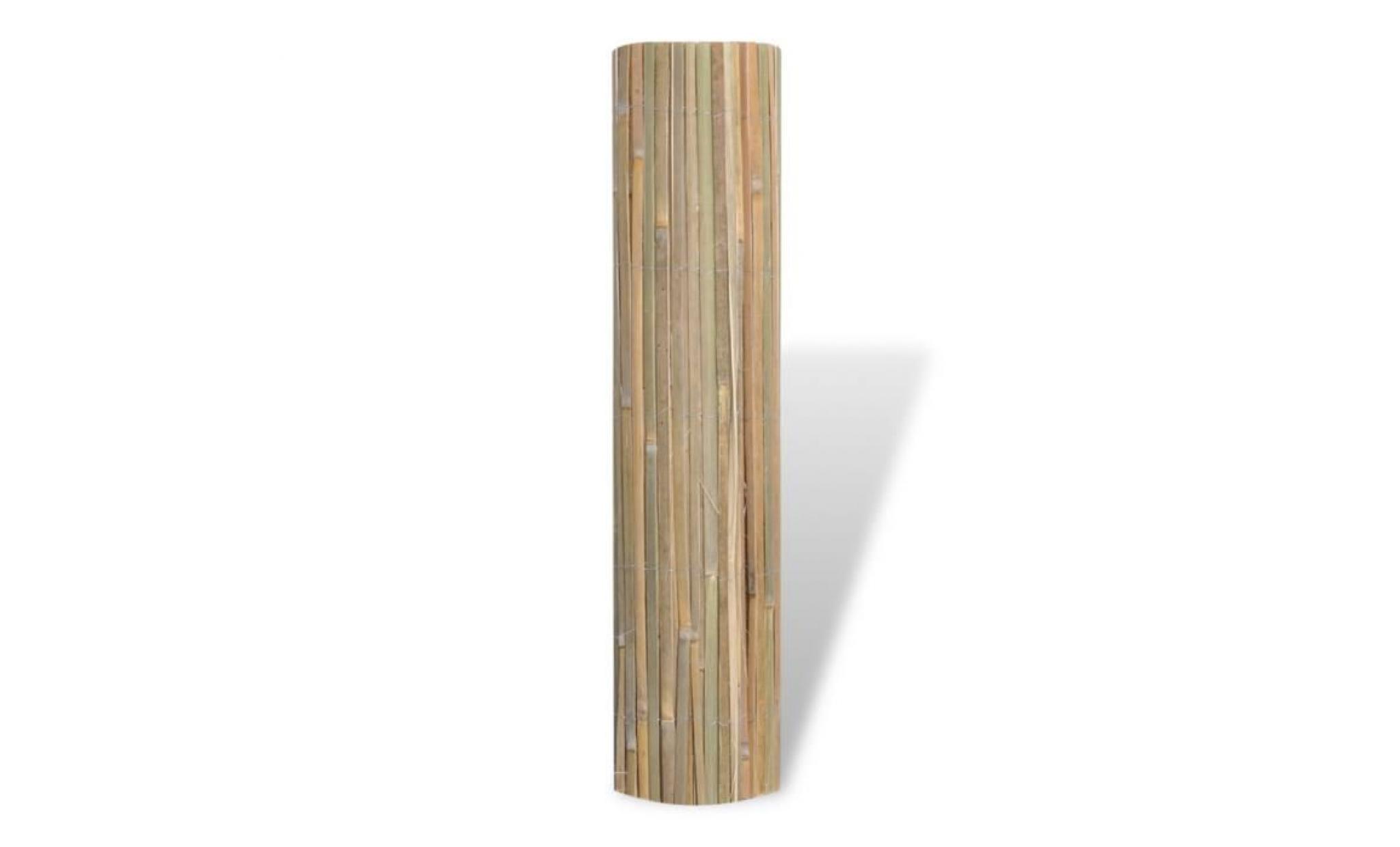 clôture en bambou 100 x 400 cm pas cher