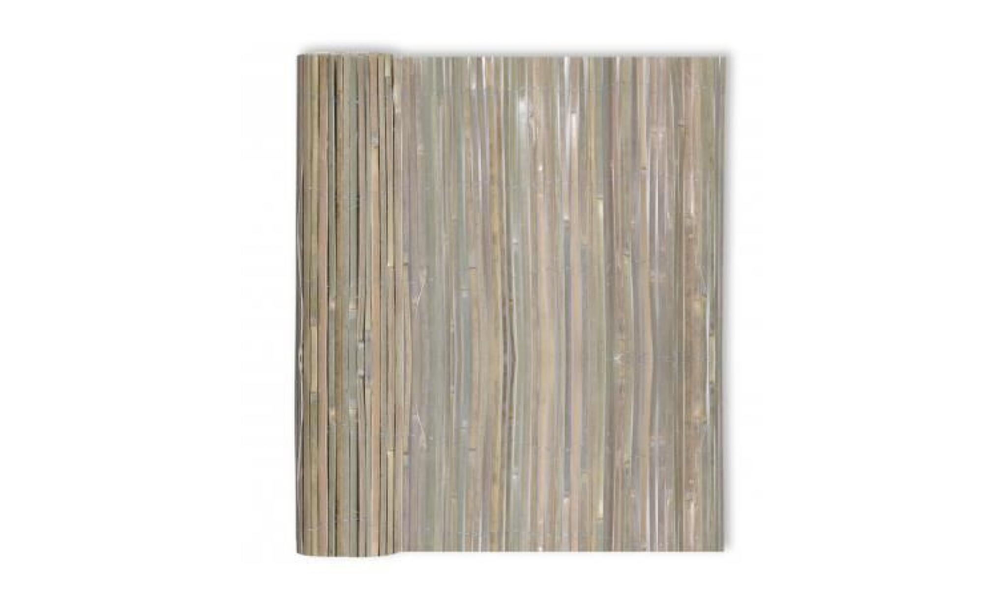 clôture en bambou 100 x 400 cm stylashop pas cher