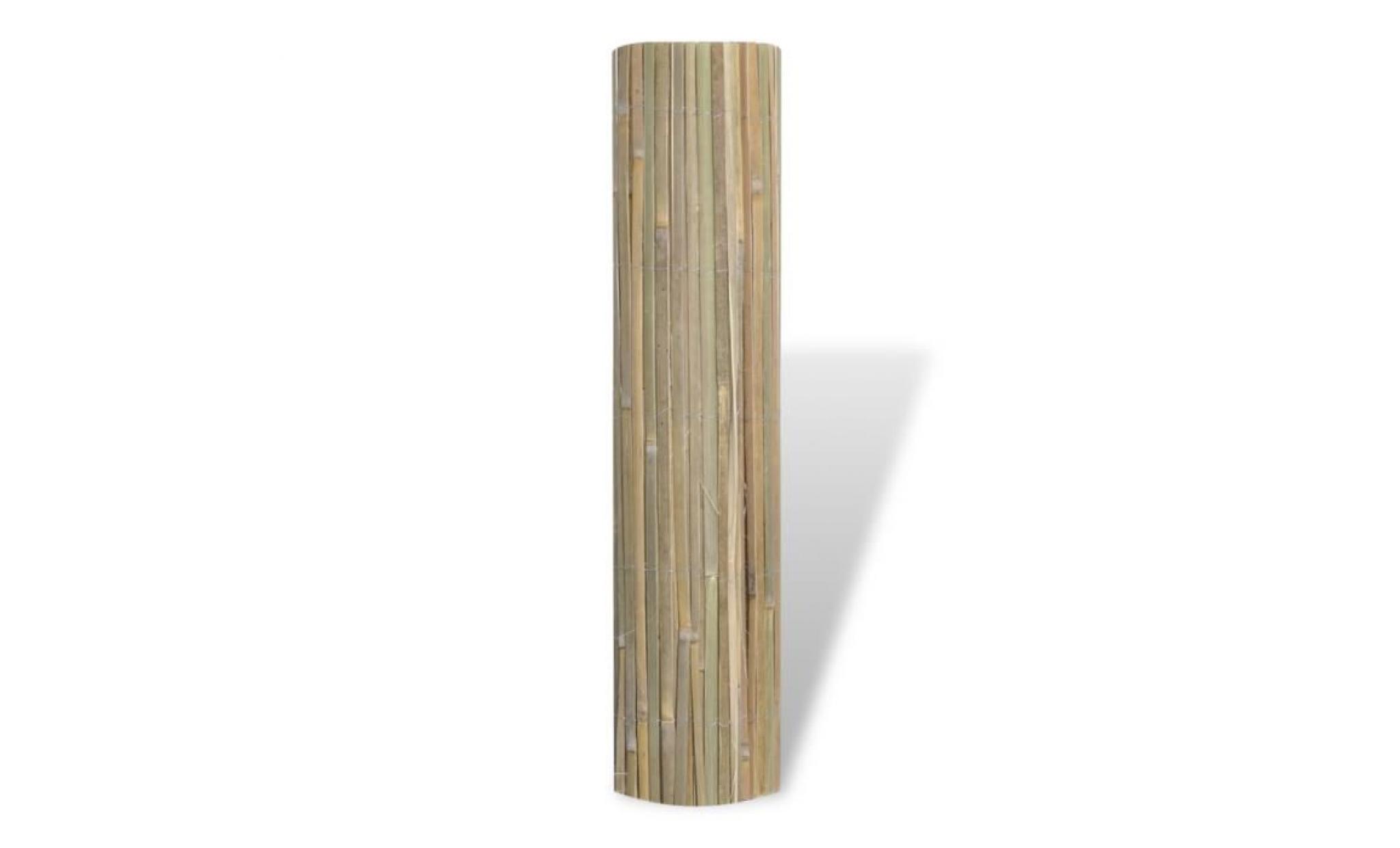 Clôture en bambou 150 x 400 cm pas cher