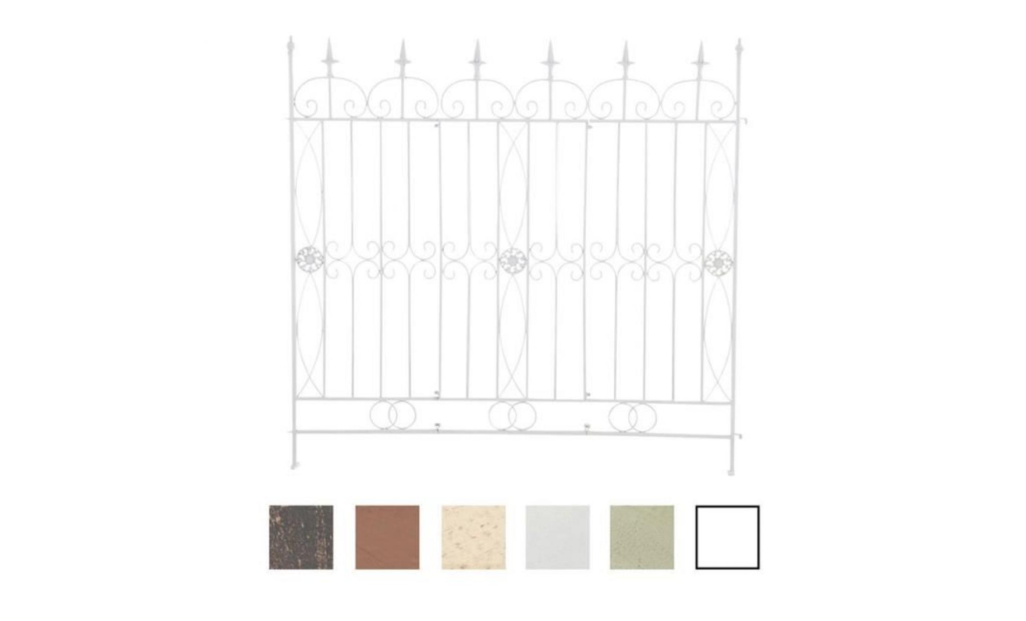 clp clôture de jardin mangold, 125 x 115 cm, extensible, bordure pour haie, gazon, plantes