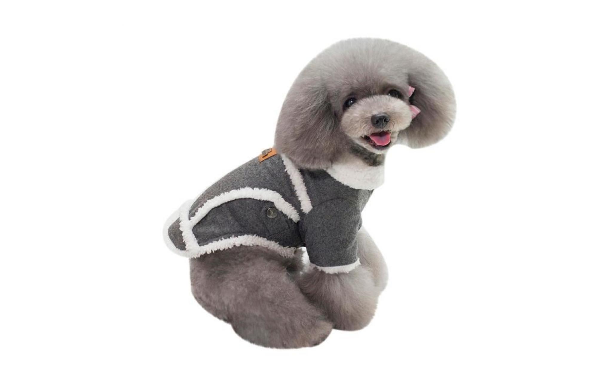 code gris foncé l dogbaby nouvelle usine vêtements pour chiens, animaux d'hiver spot directs modèles d'explosion du commerce pas cher