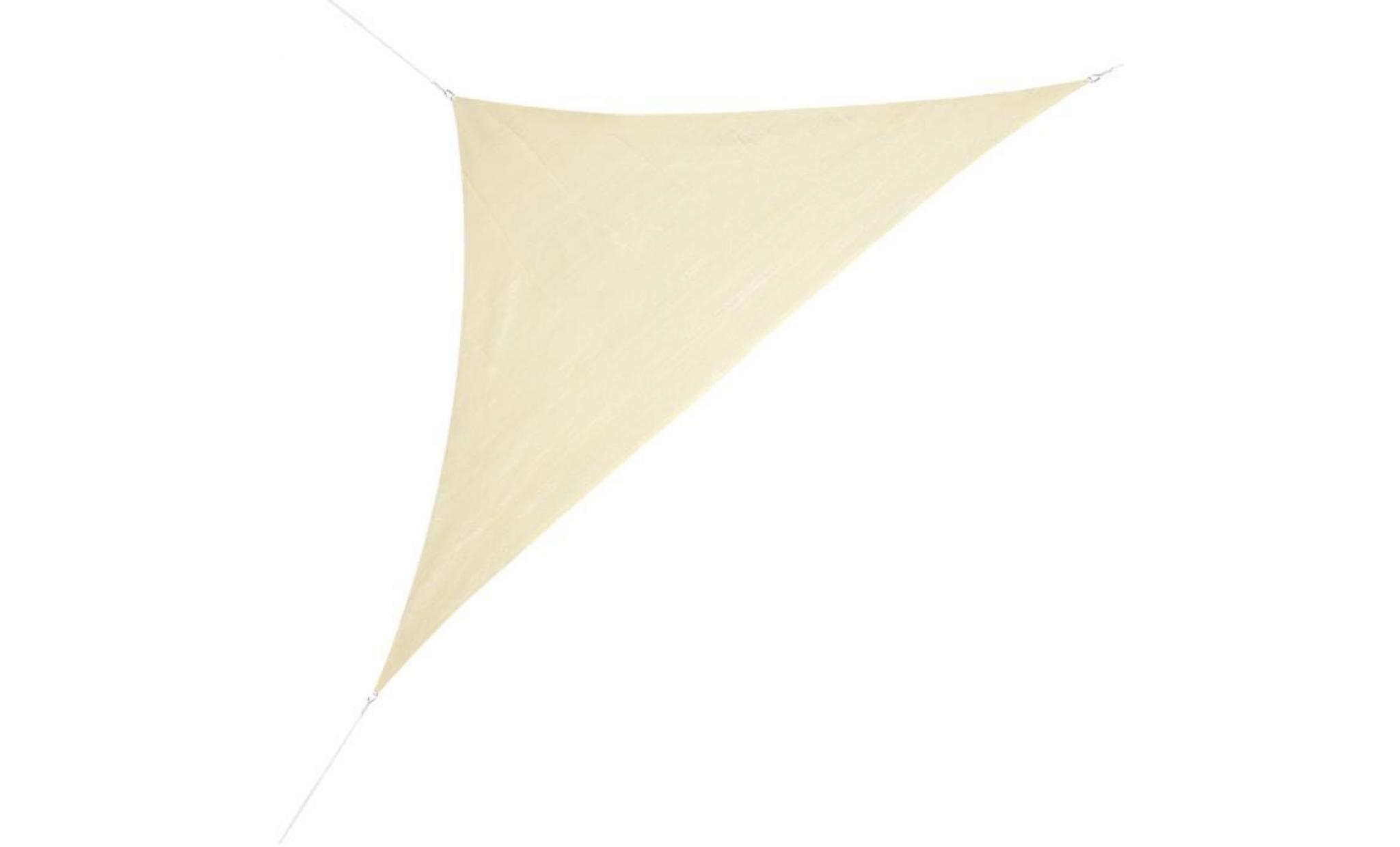 corasol cor10ra5 sb voile d'ombrage premium, 5x5x7m, 90° degré triangle, beige sable (1 pièce)